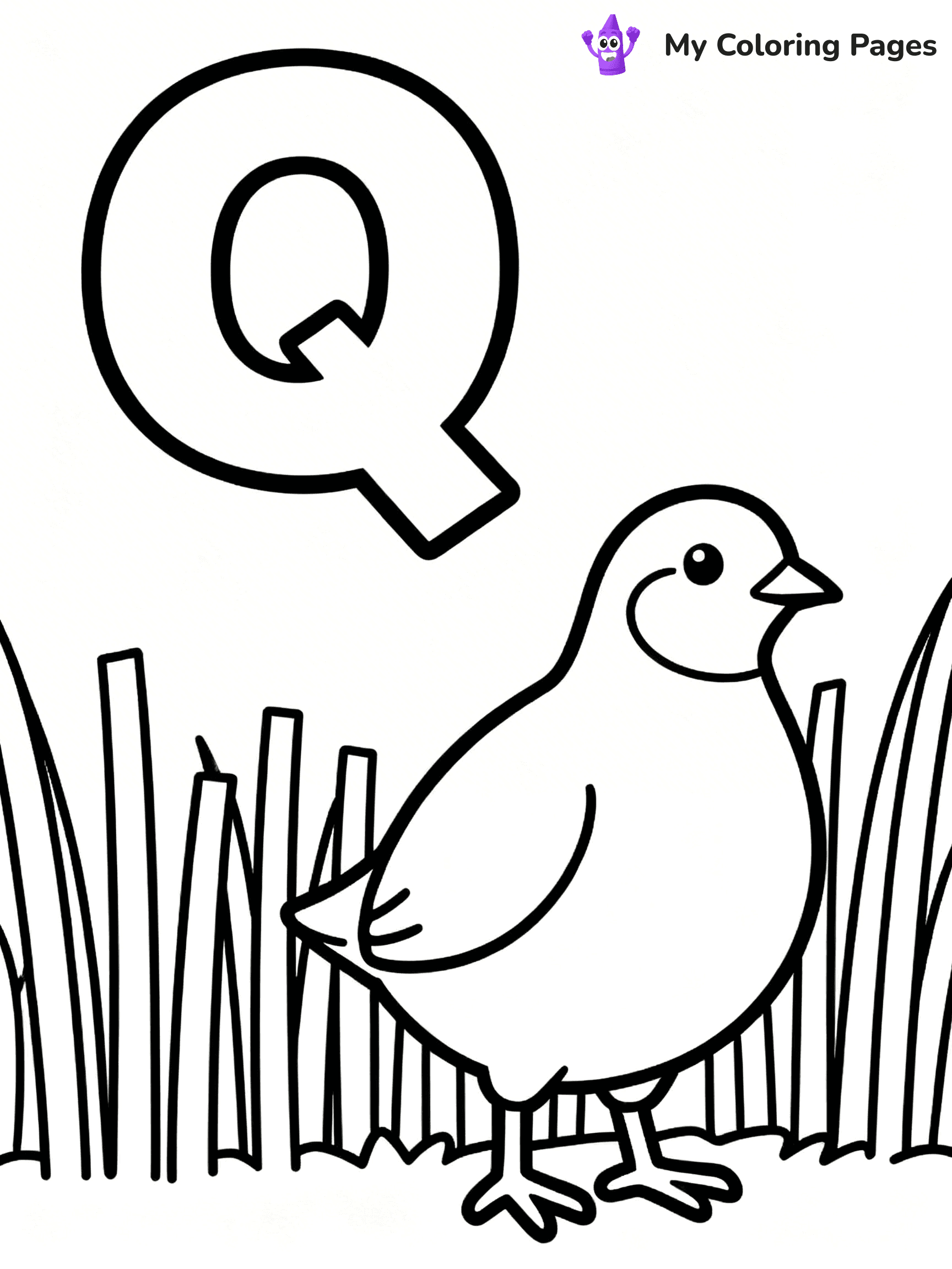 Letter Q Coloring Pages - 34