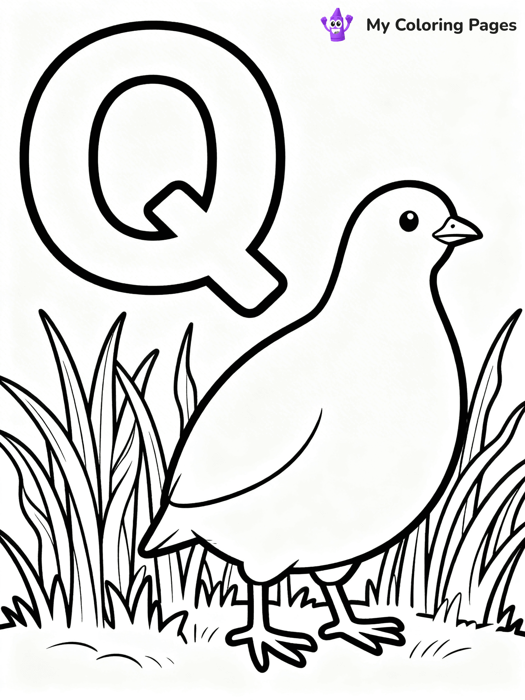 Letter Q Coloring Pages - 28
