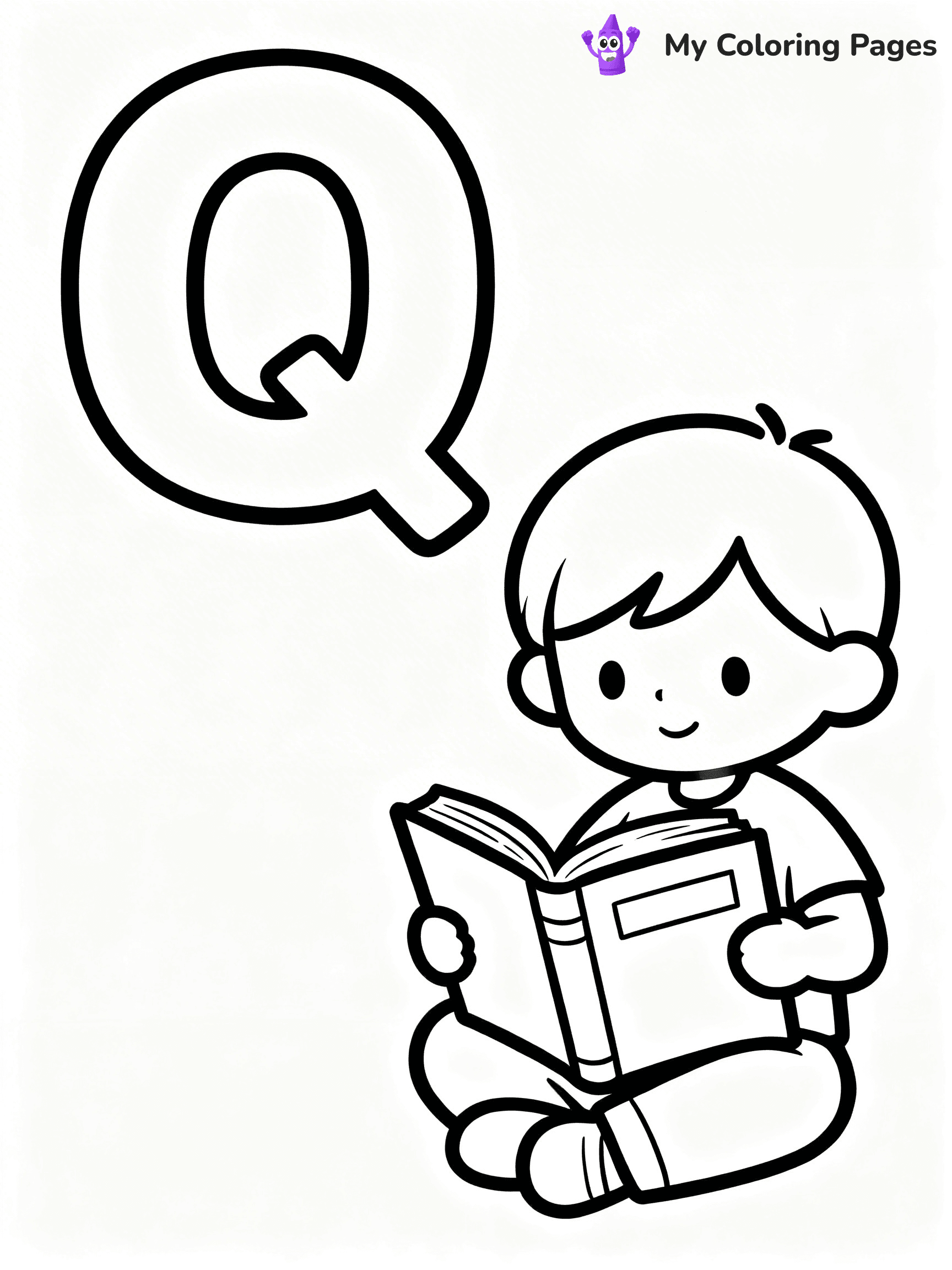 Letter Q Coloring Pages - 26