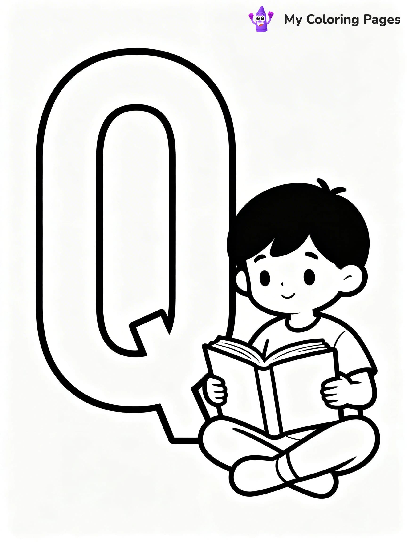 Letter Q Coloring Pages - 24