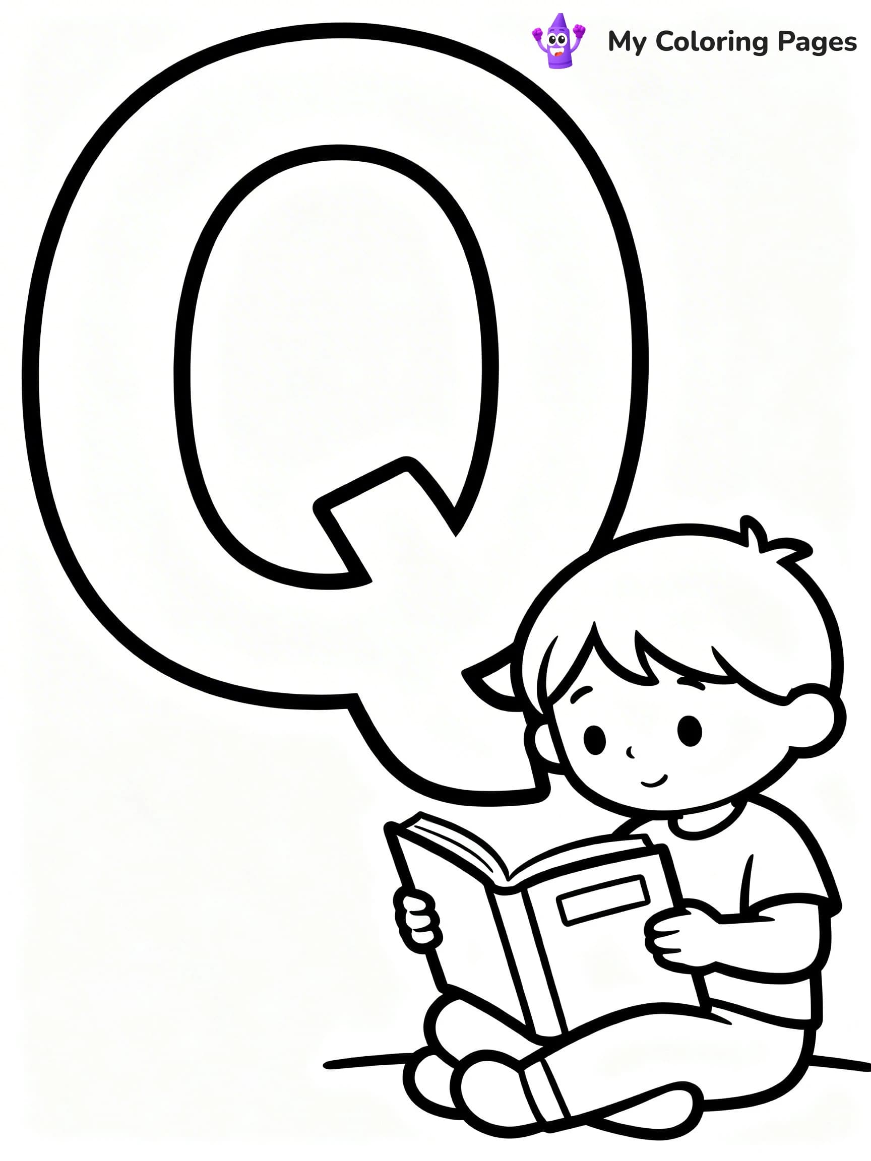 Letter Q Coloring Pages - 23