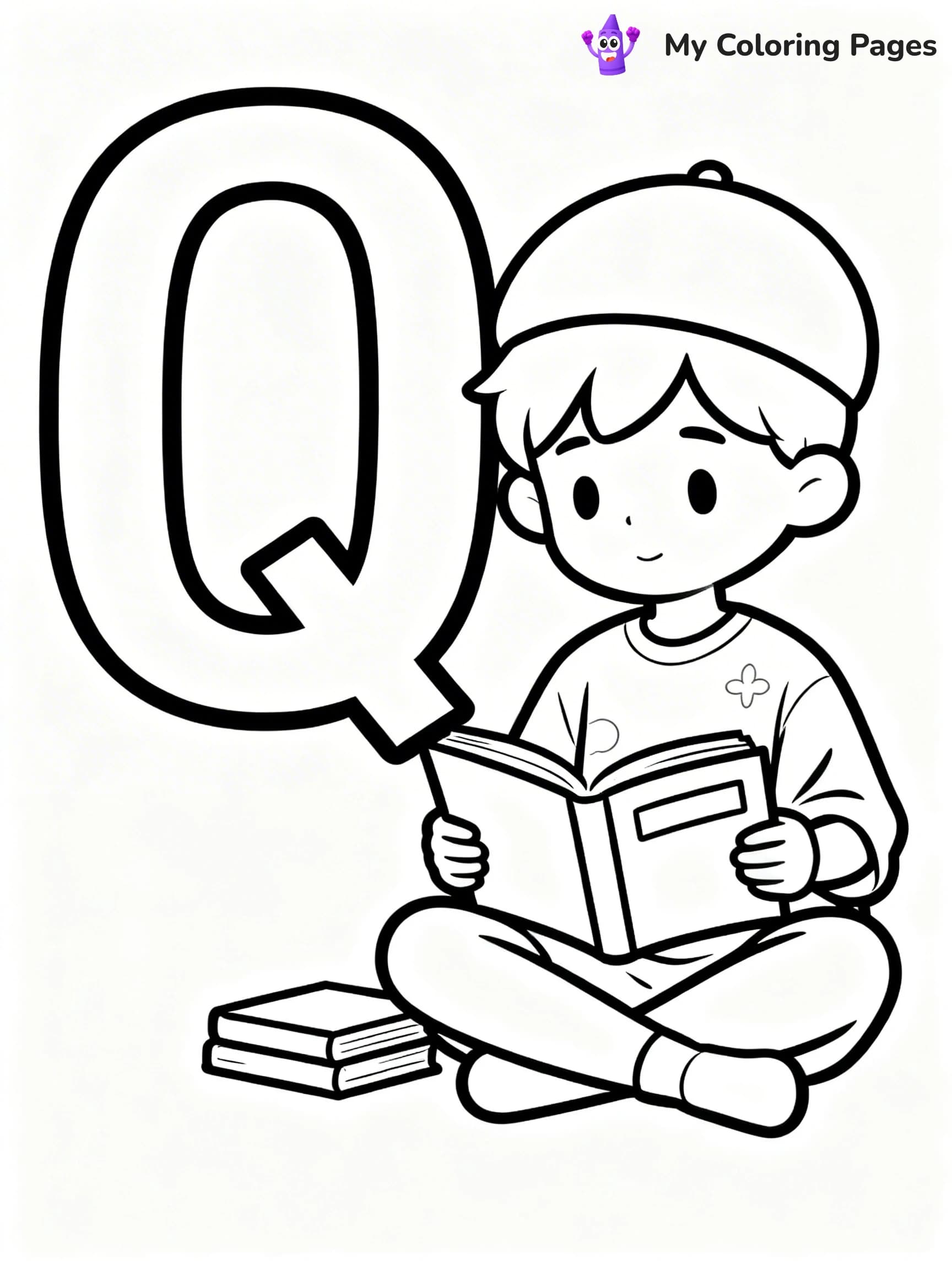 Letter Q Coloring Pages - 22