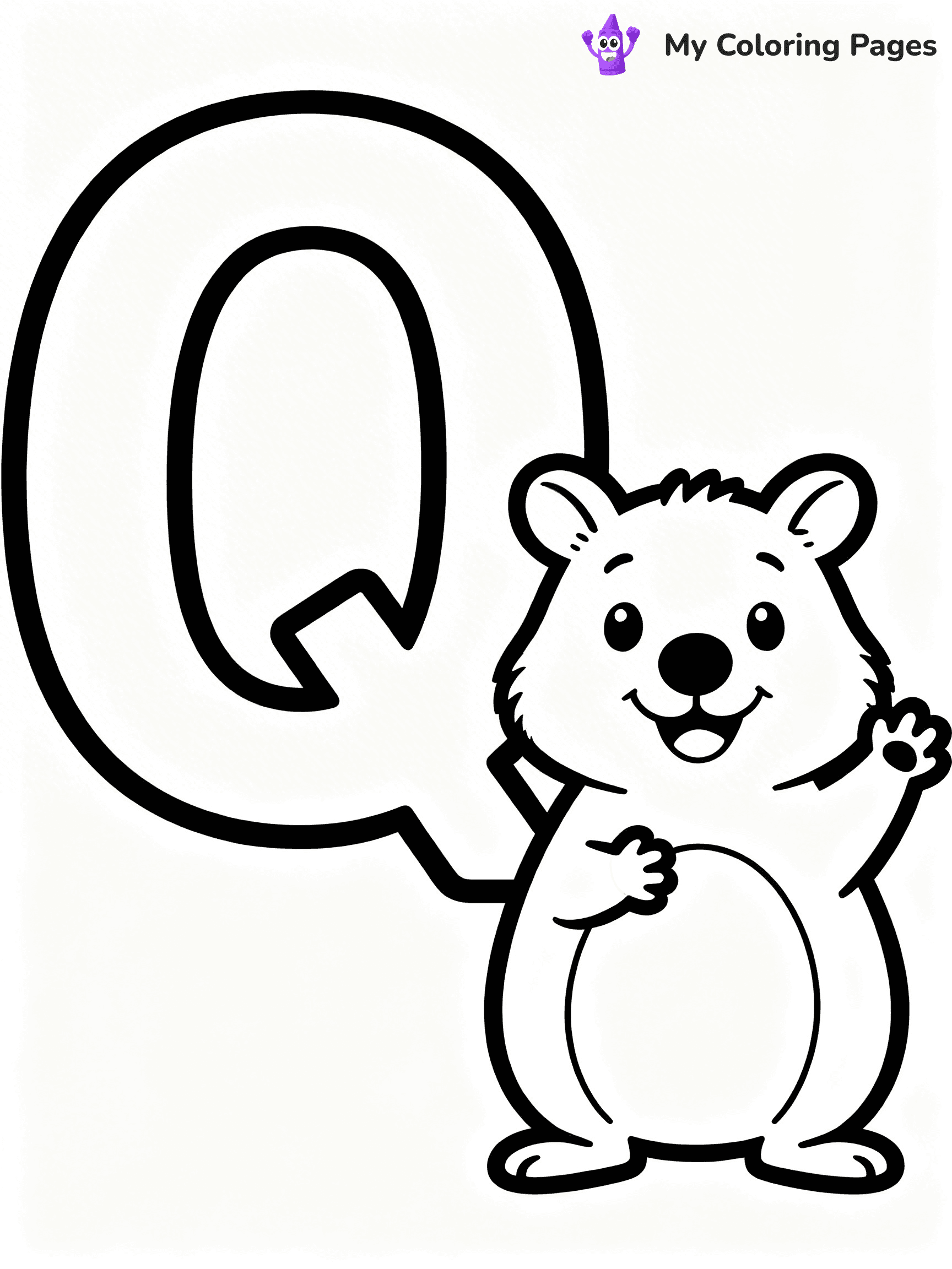 Letter Q Coloring Pages - 20