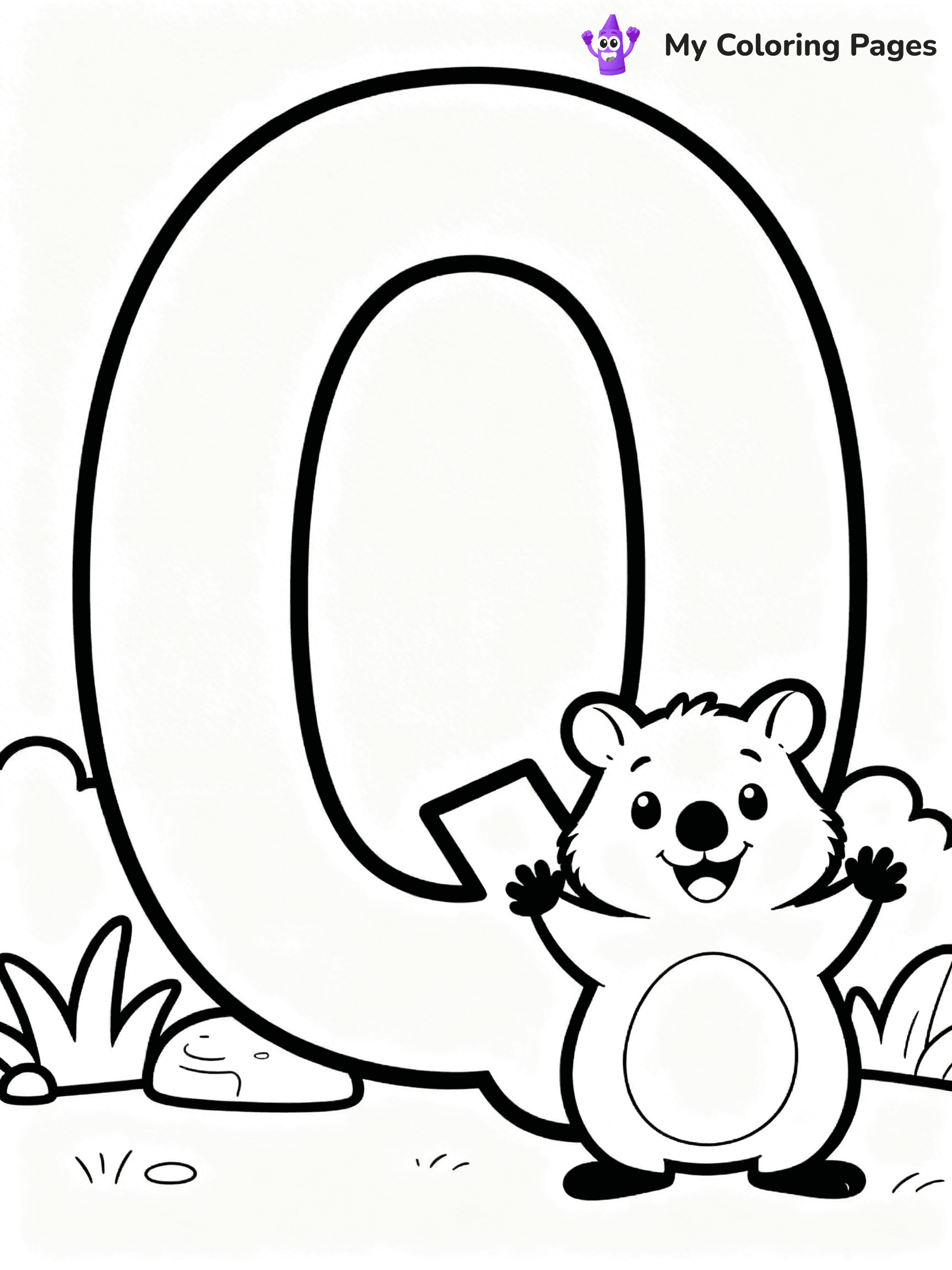 Letter Q Coloring Pages - 16