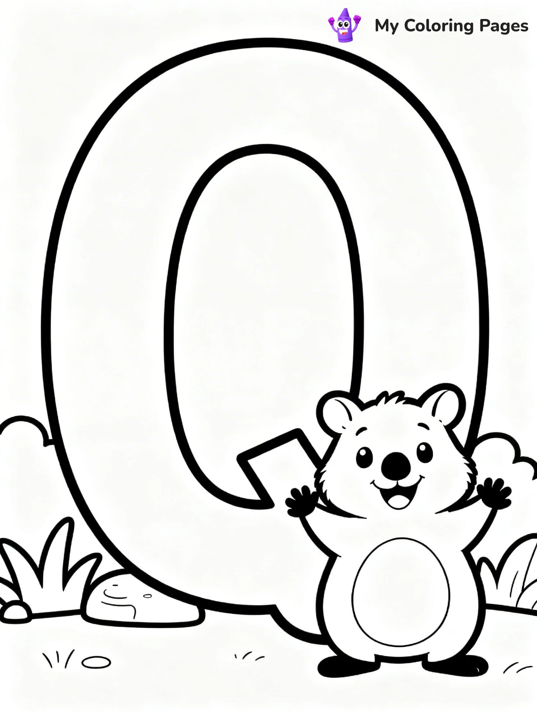 Letter Q Coloring Pages - 16