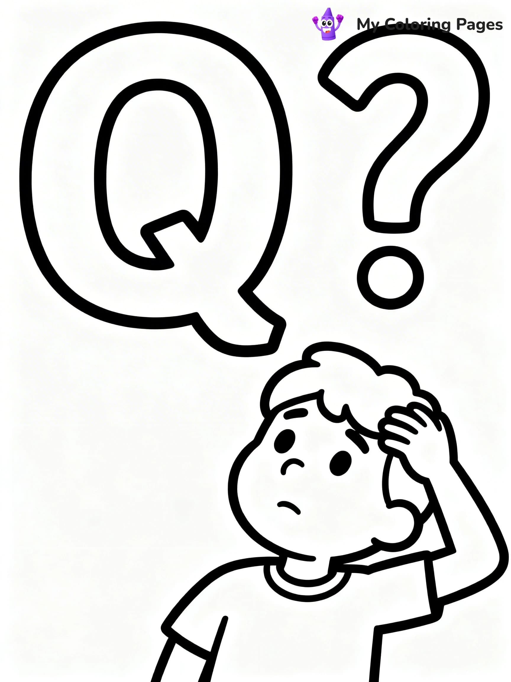 Letter Q Coloring Pages - 15