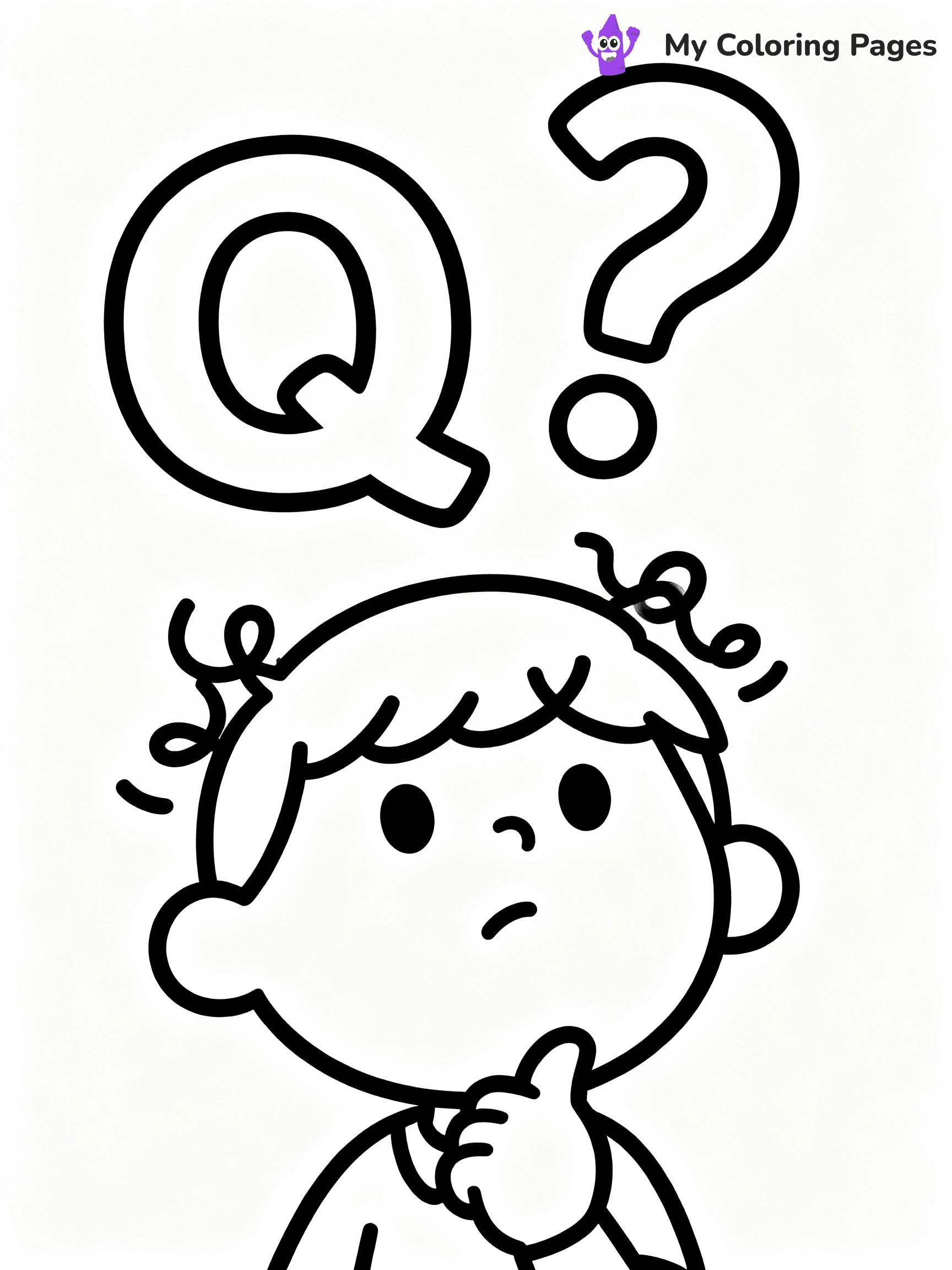 Letter Q Coloring Pages - 14