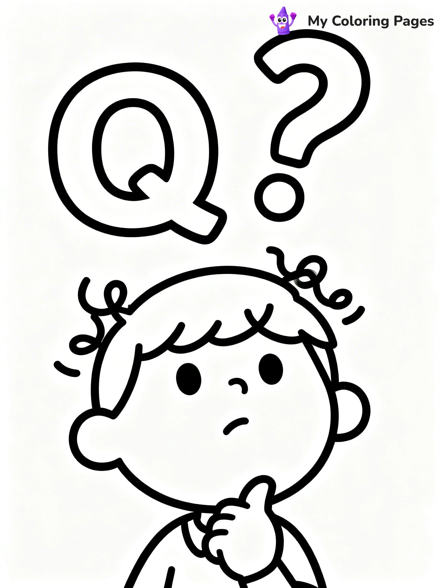 Letter Q Coloring Pages - 14
