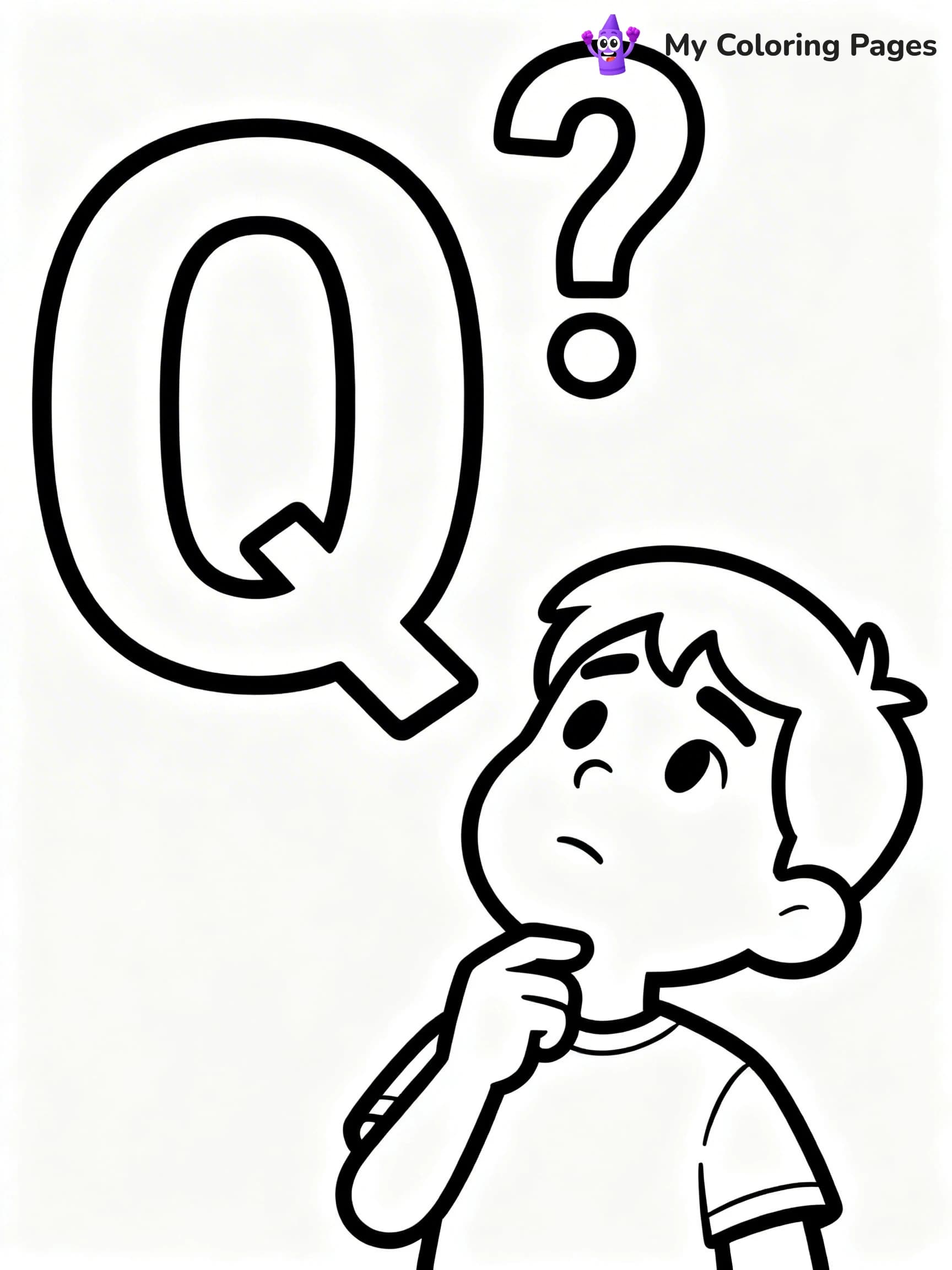 Letter Q Coloring Pages - 13