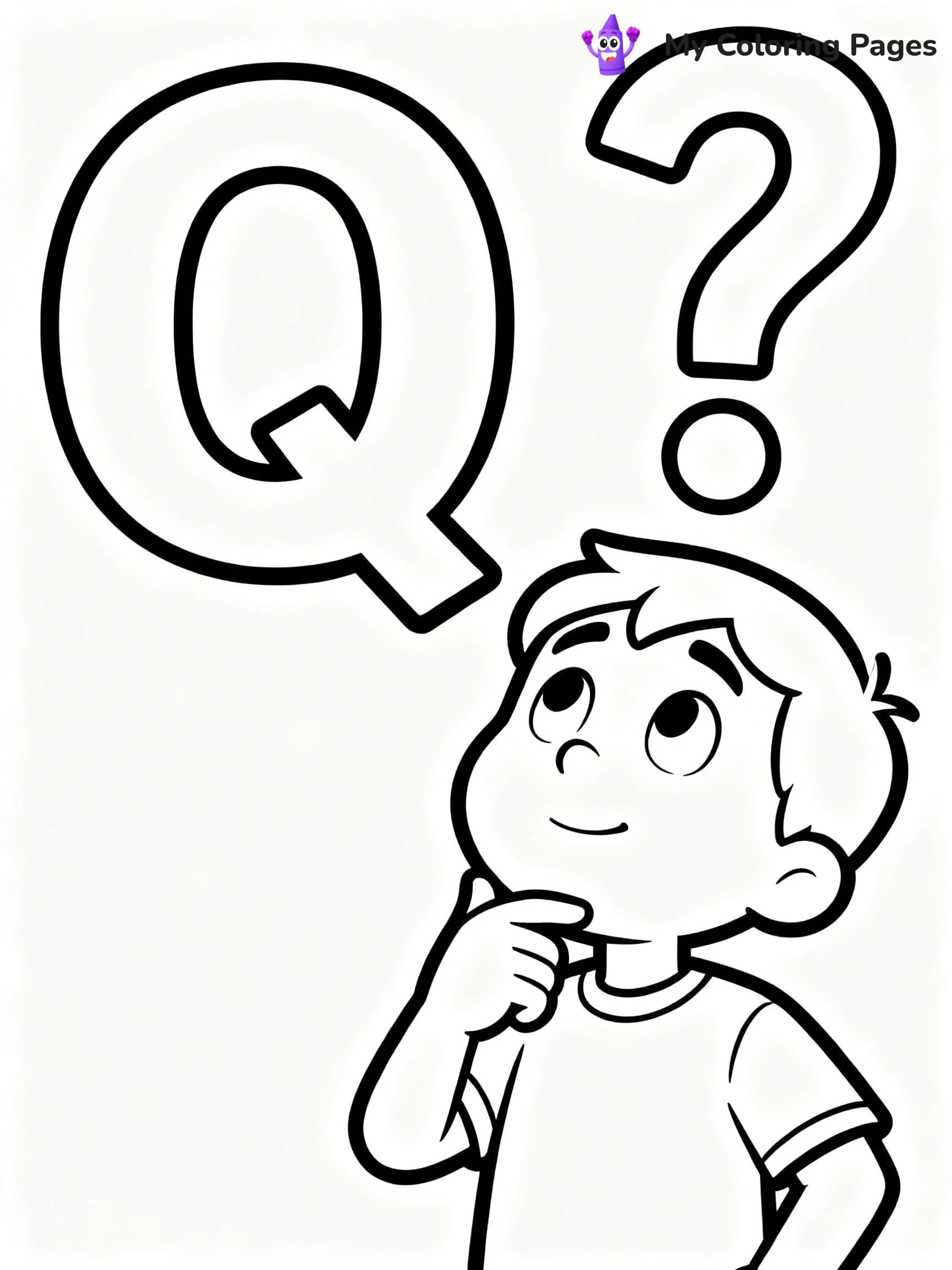 Letter Q Coloring Pages - 12