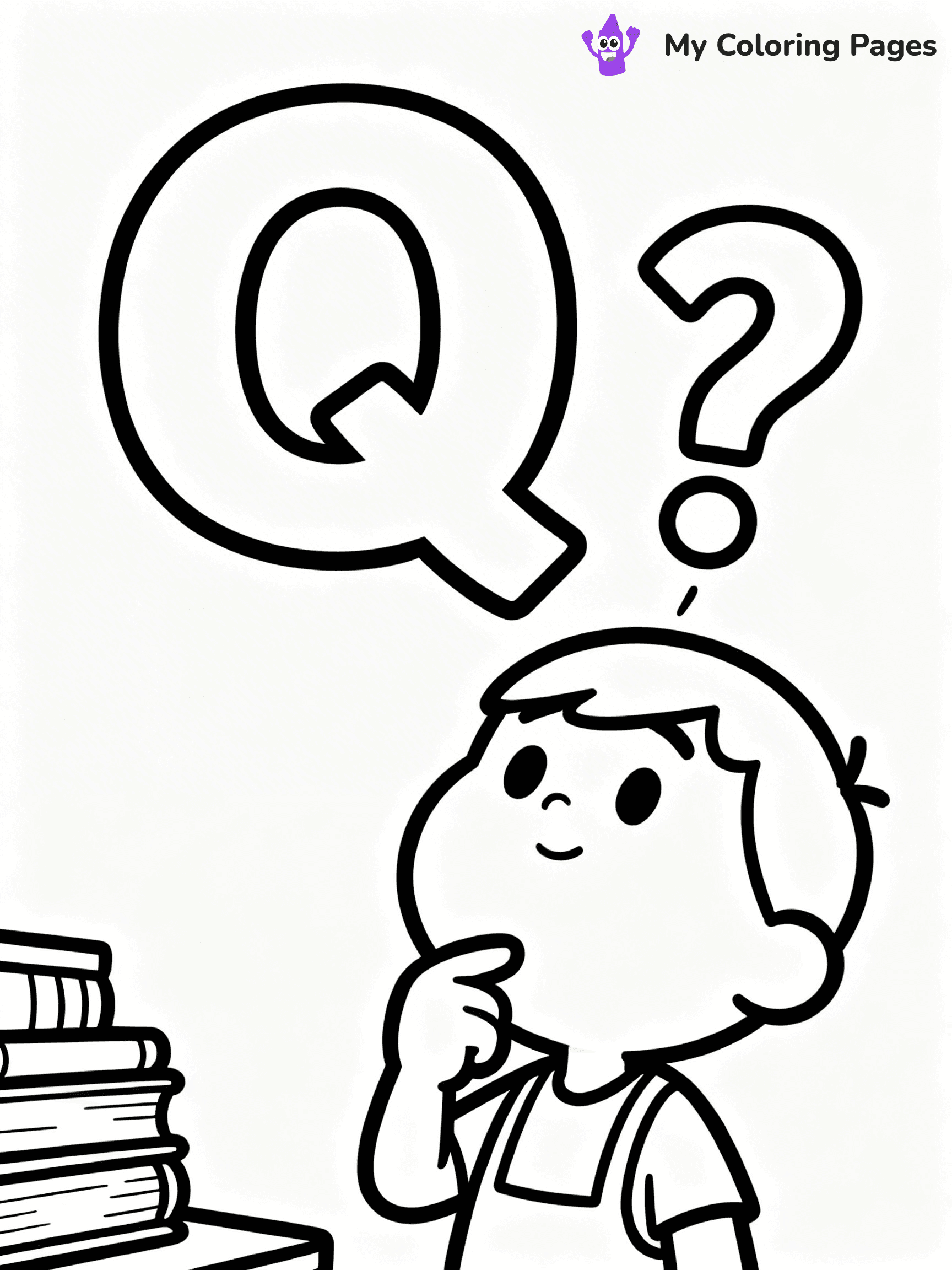 Letter Q Coloring Pages - 11