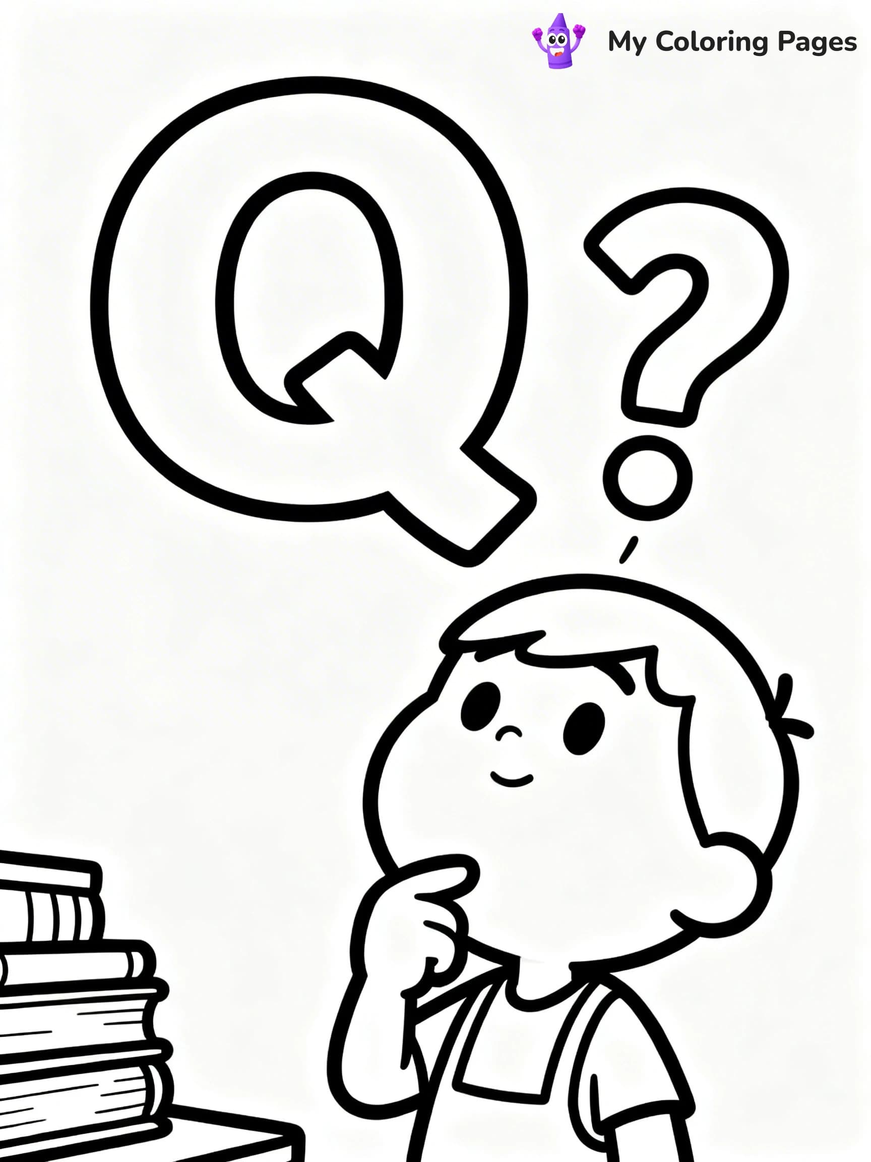 Letter Q Coloring Pages - 11