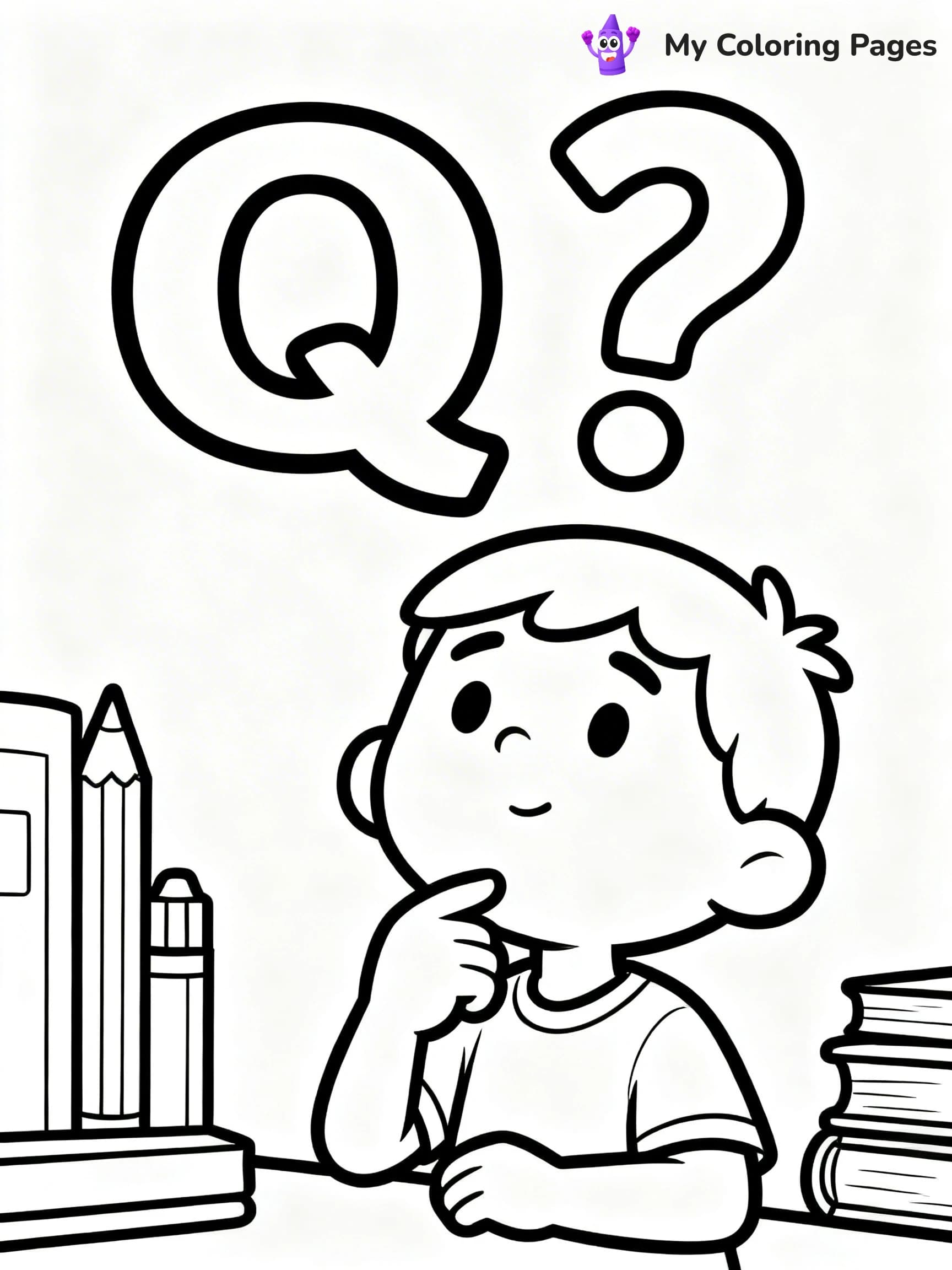 Letter Q Coloring Pages - 10