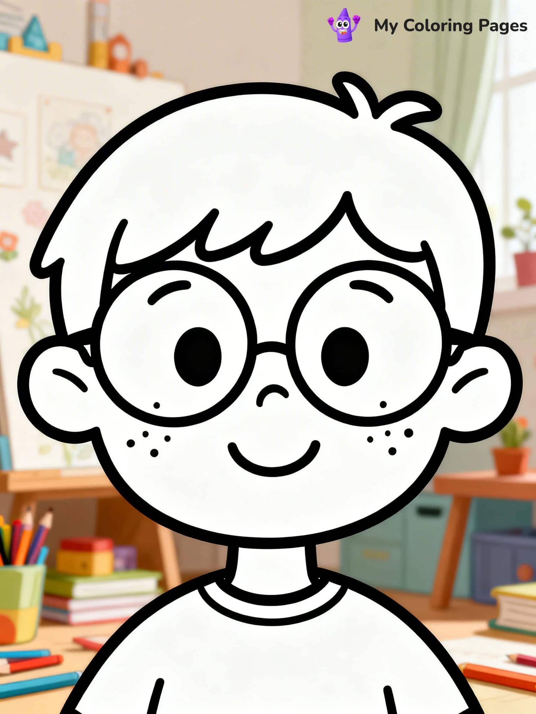 Face Coloring Pages - 24