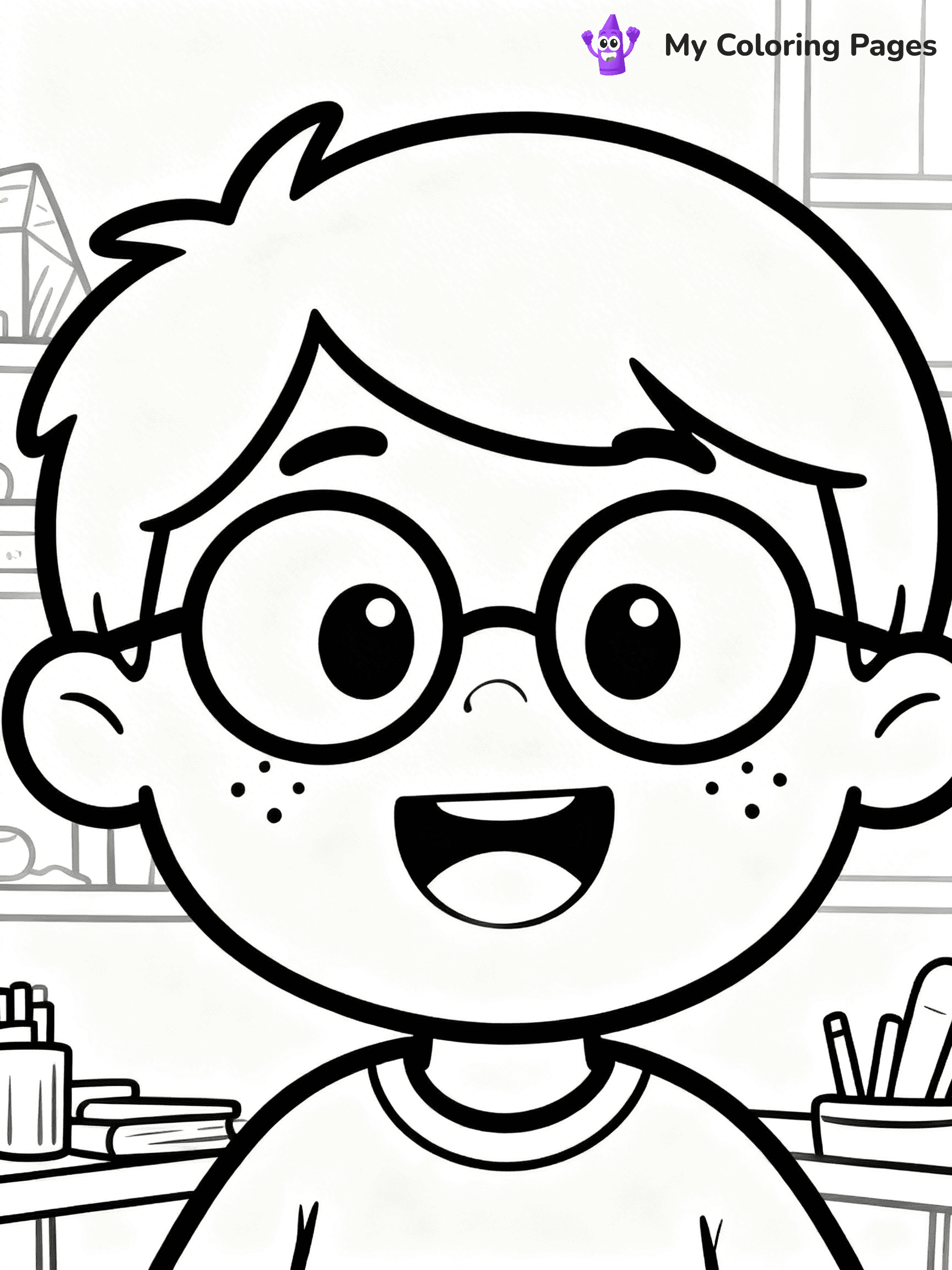 Face Coloring Pages - 22