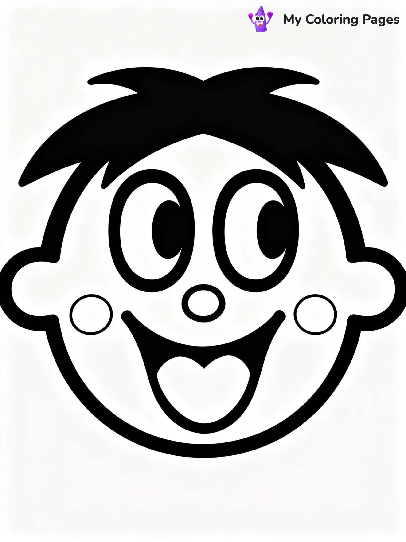 Face Coloring Pages - 21