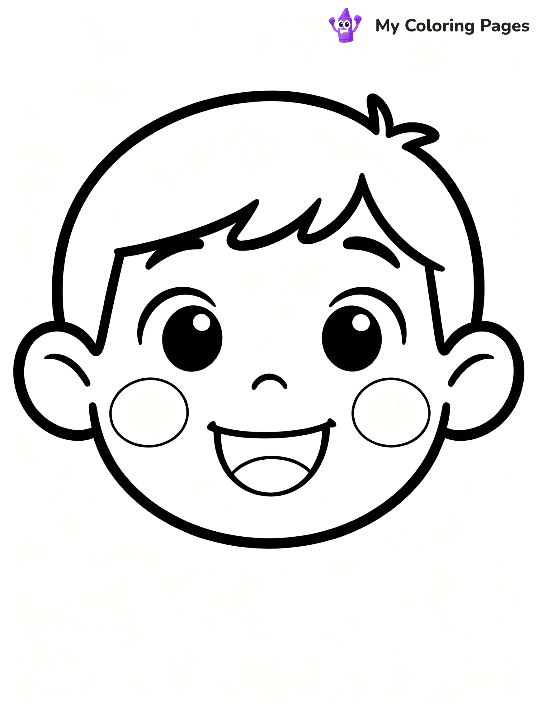 Face Coloring Pages - 18