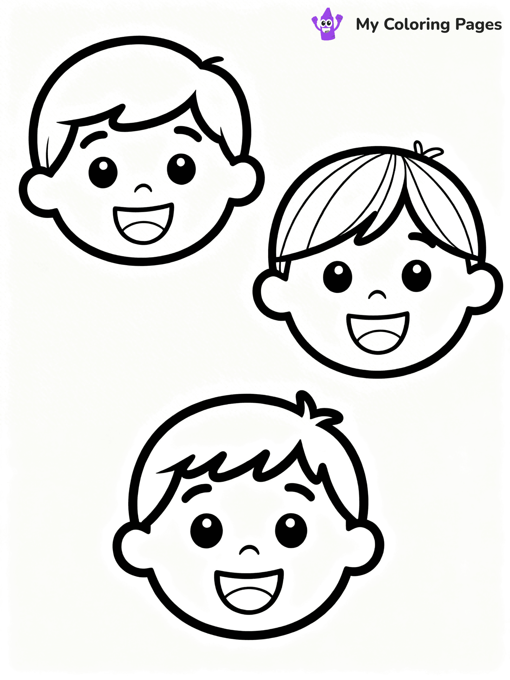Face Coloring Pages - 14