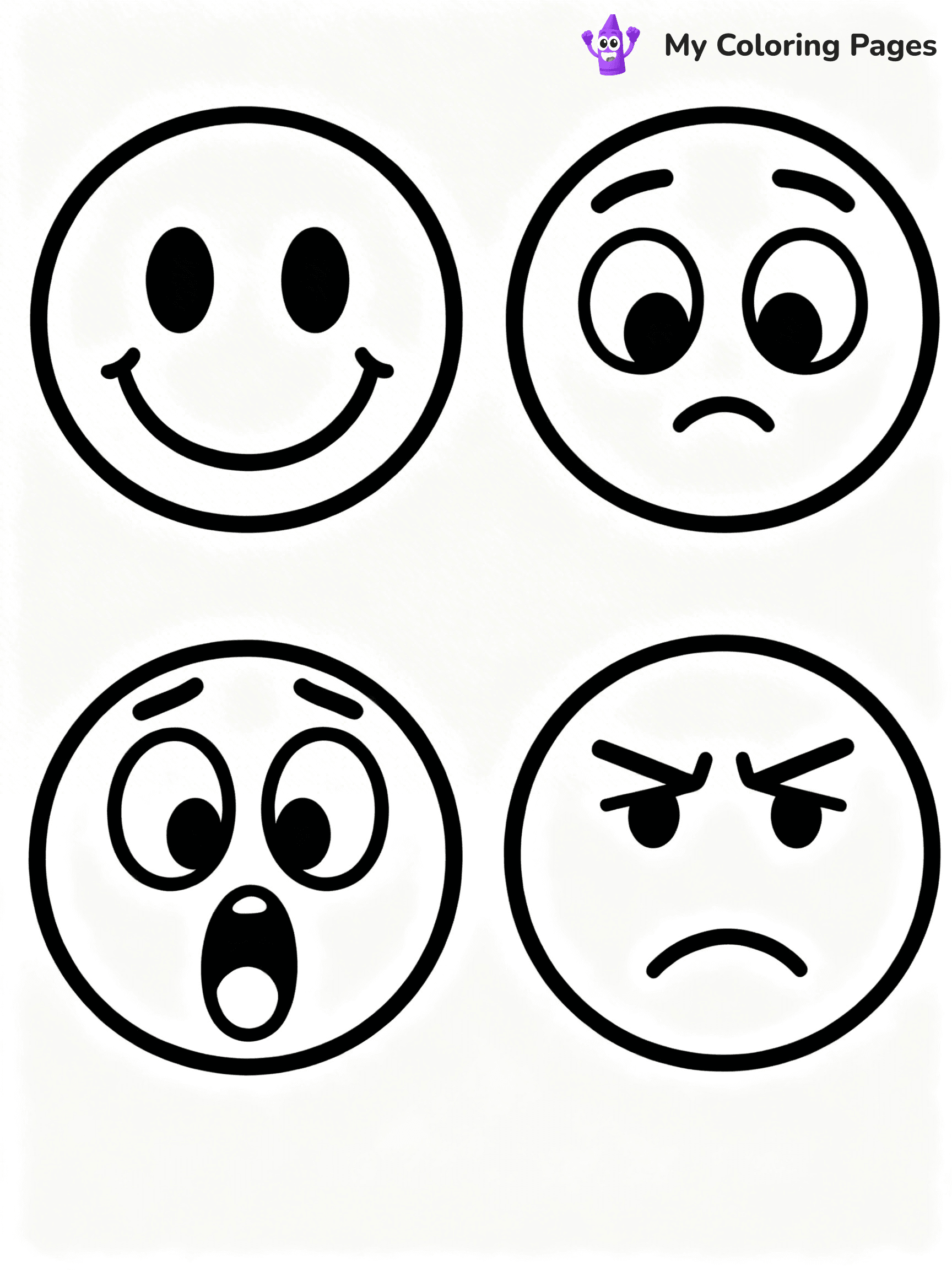 Face Coloring Pages - 13