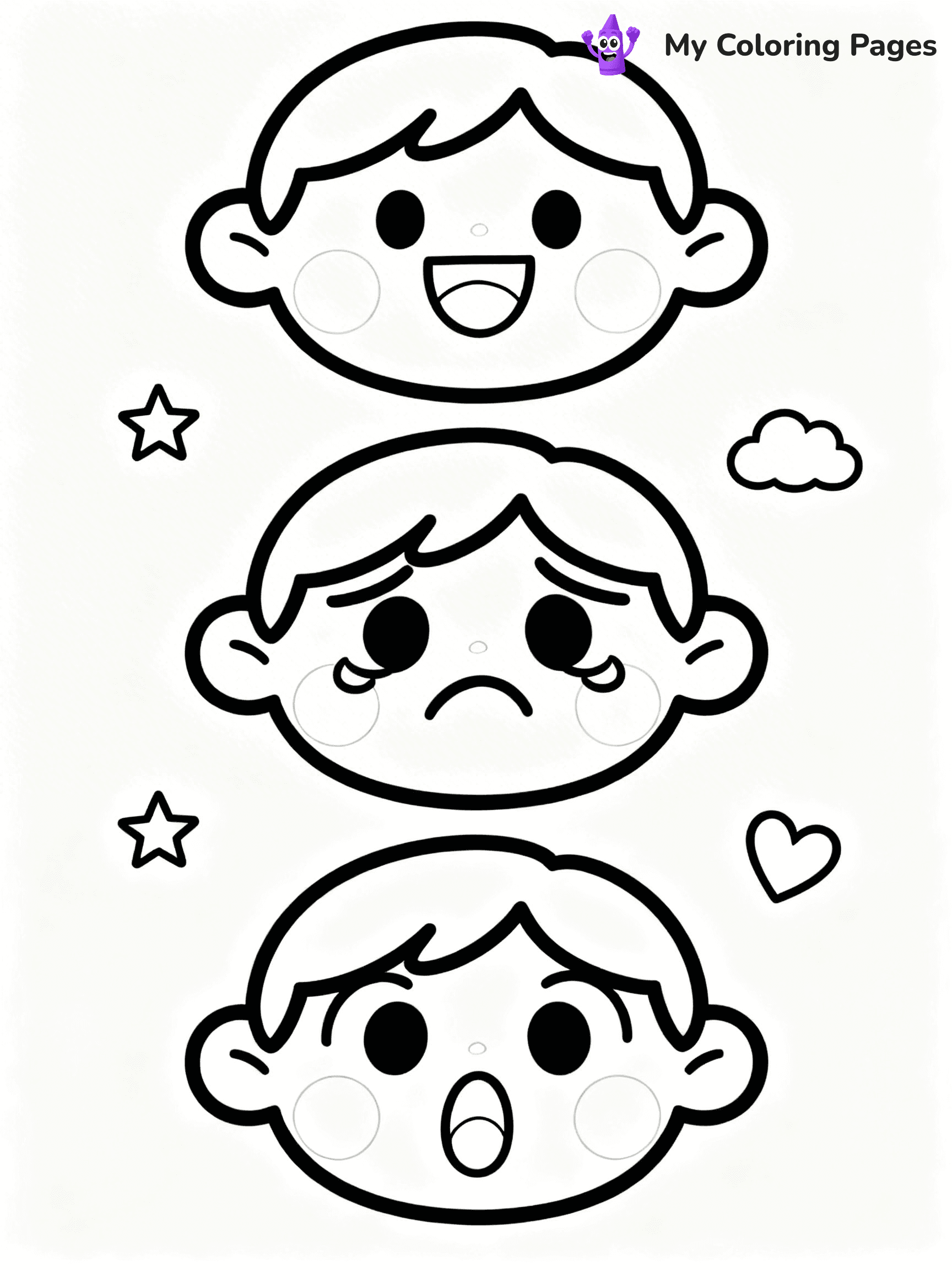 Face Coloring Pages - 11