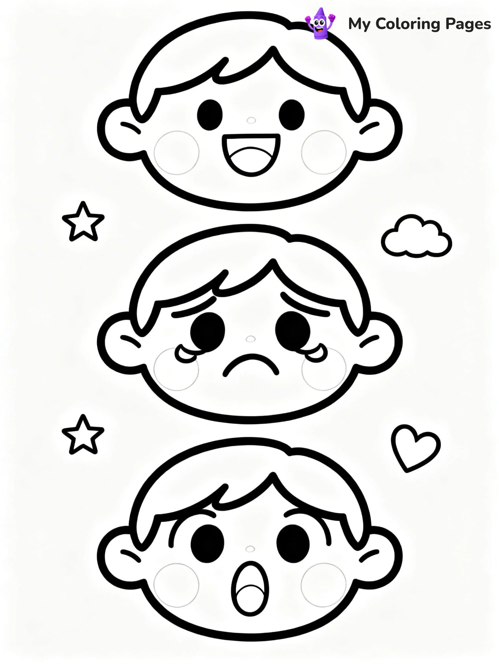 Face Coloring Pages - 11