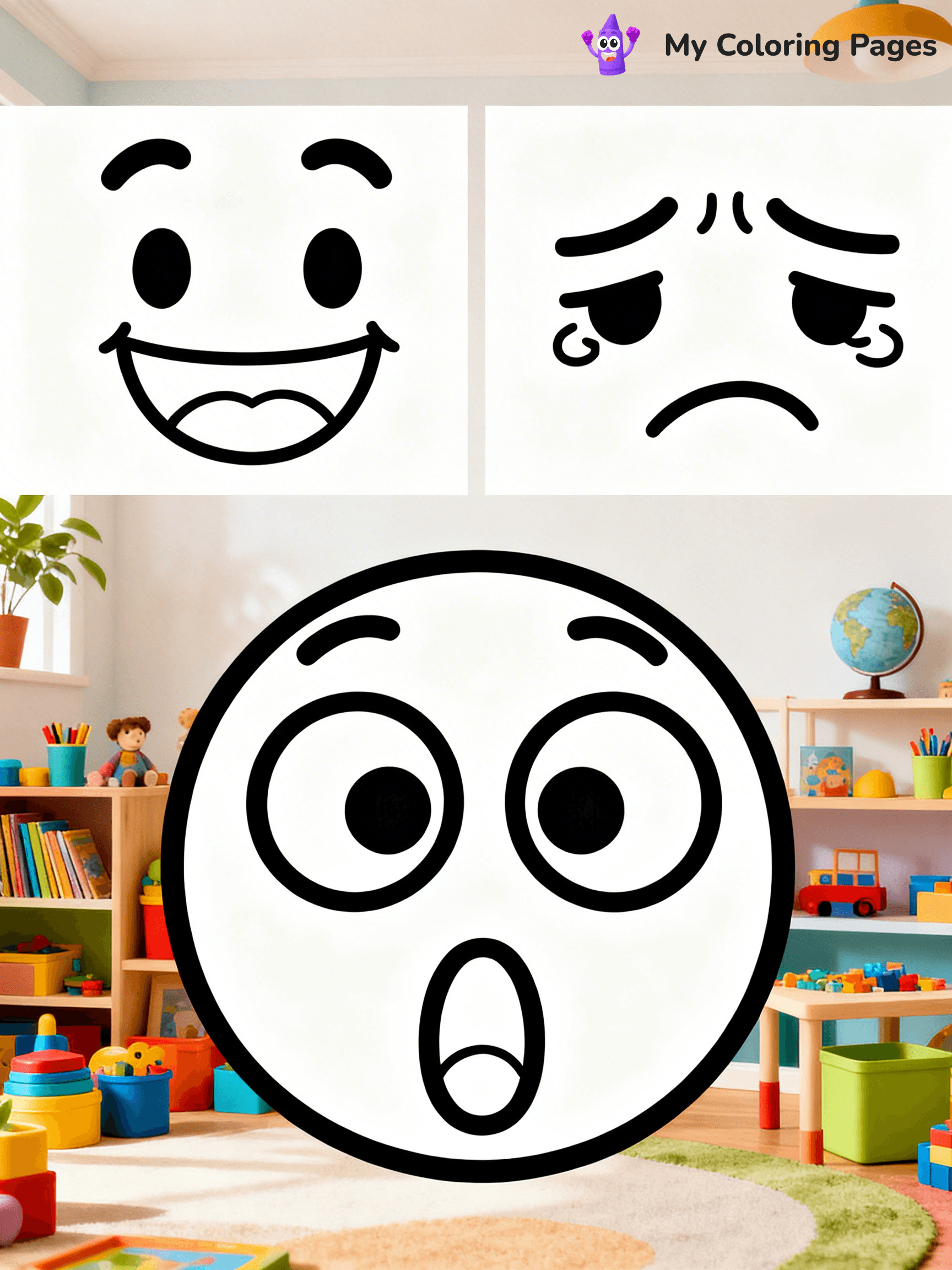 Face Coloring Pages - 10