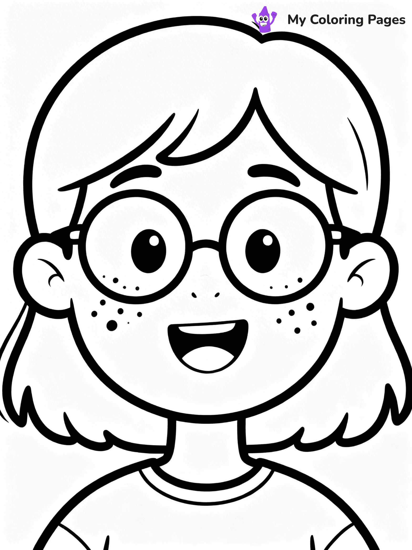 Face Coloring Pages - 9
