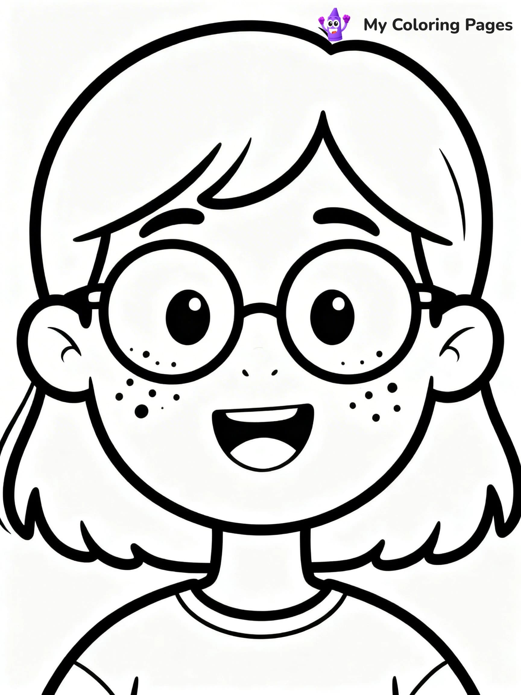 Face Coloring Pages - 9
