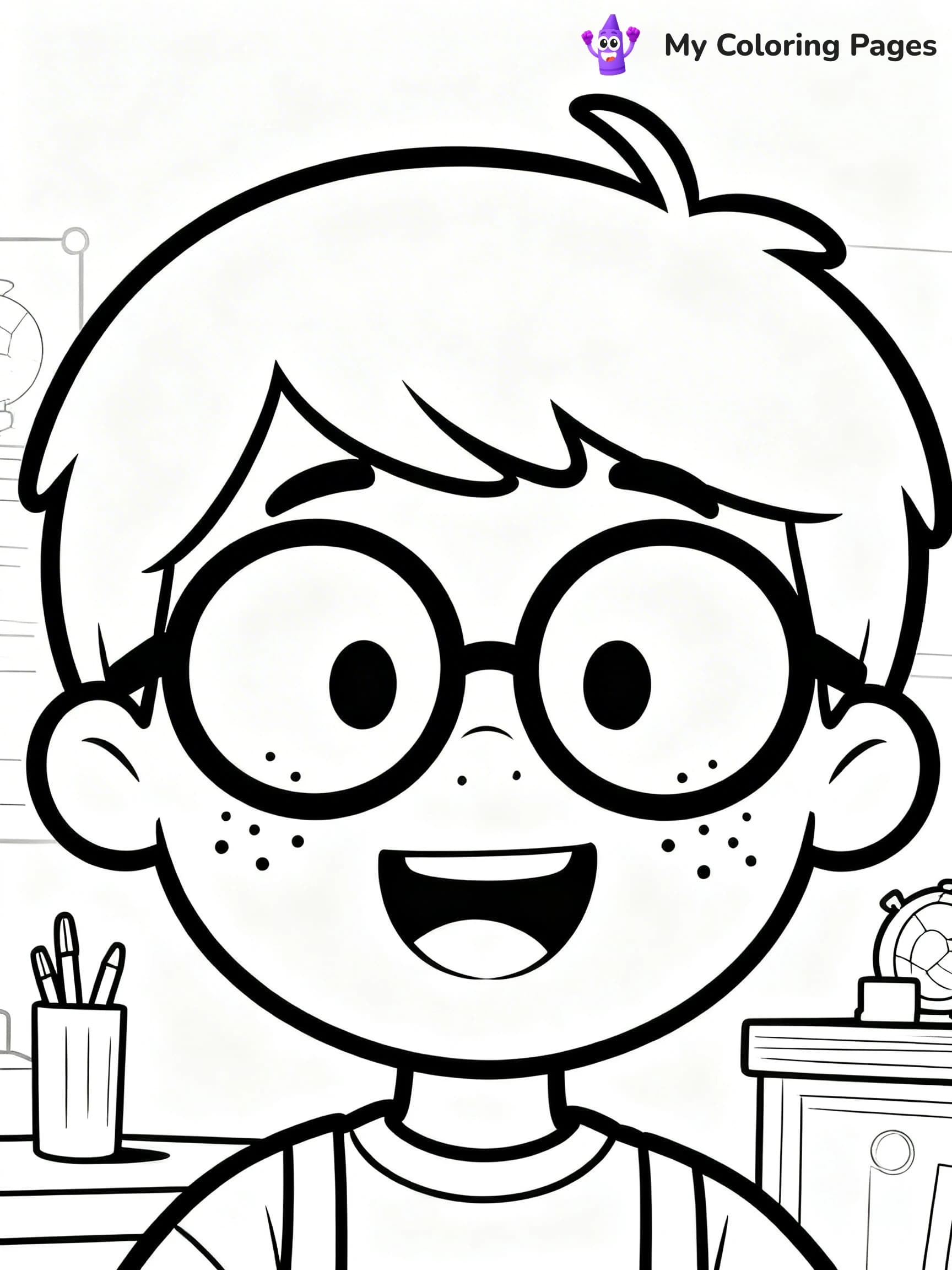 Face Coloring Pages - 8