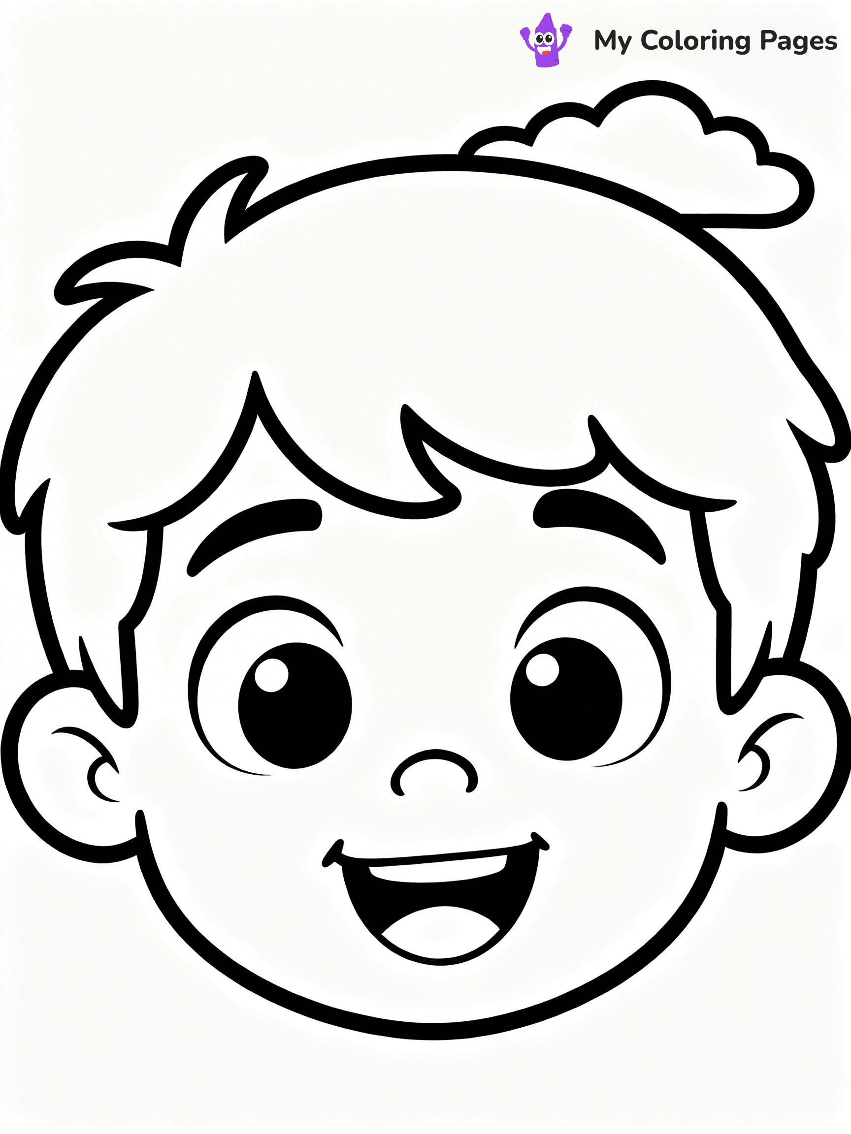Face Coloring Pages - 3