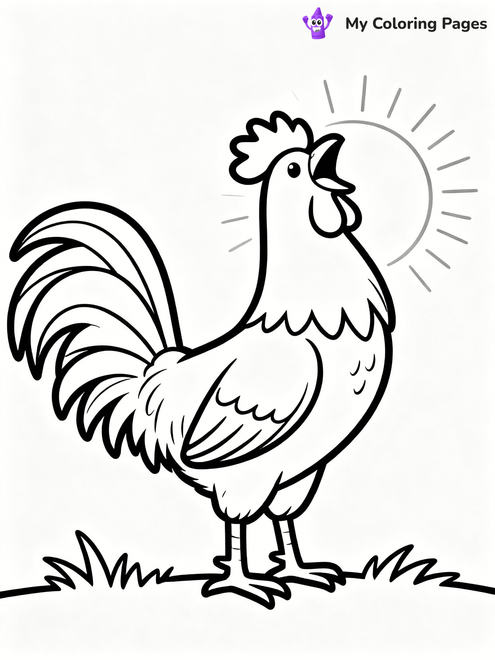 Chicken Coloring Pages - 42