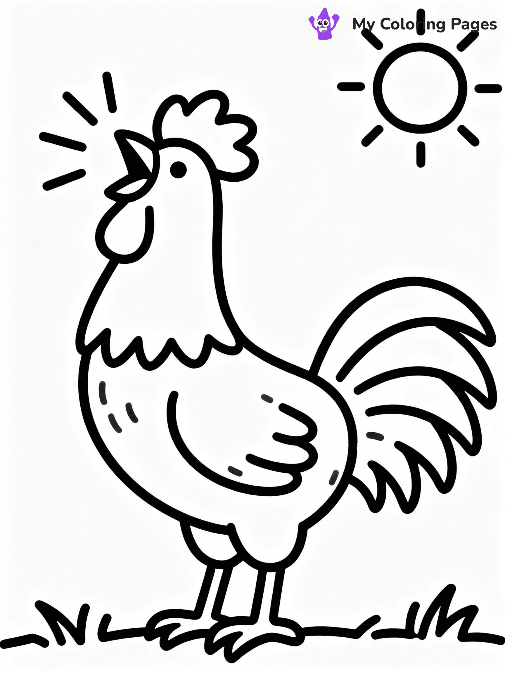 Chicken Coloring Pages - 40