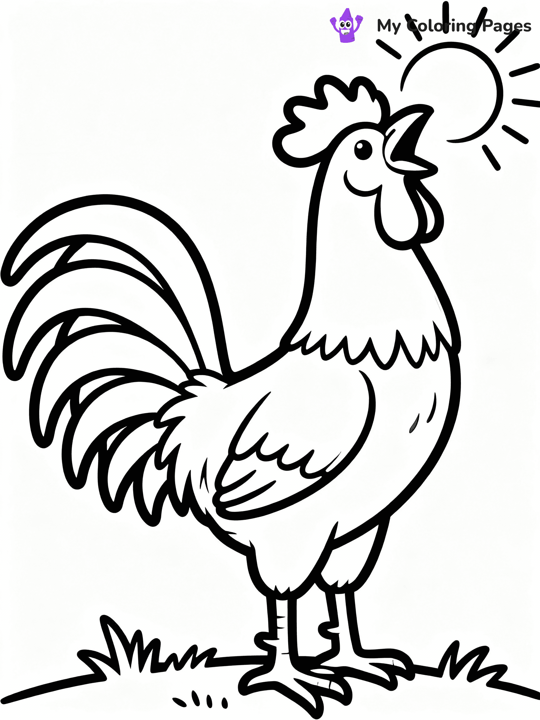 Chicken Coloring Pages - 32