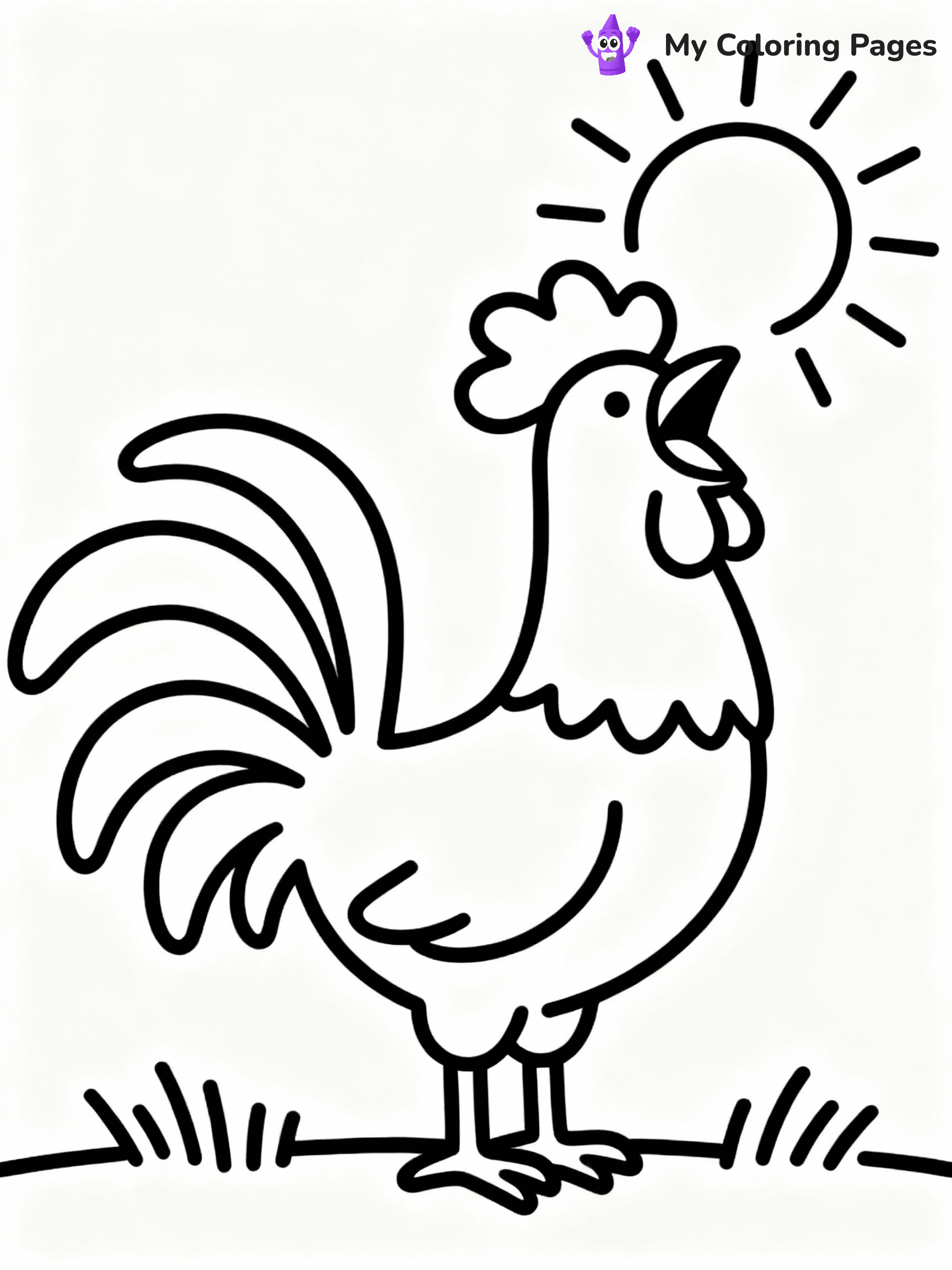 Chicken Coloring Pages - 31