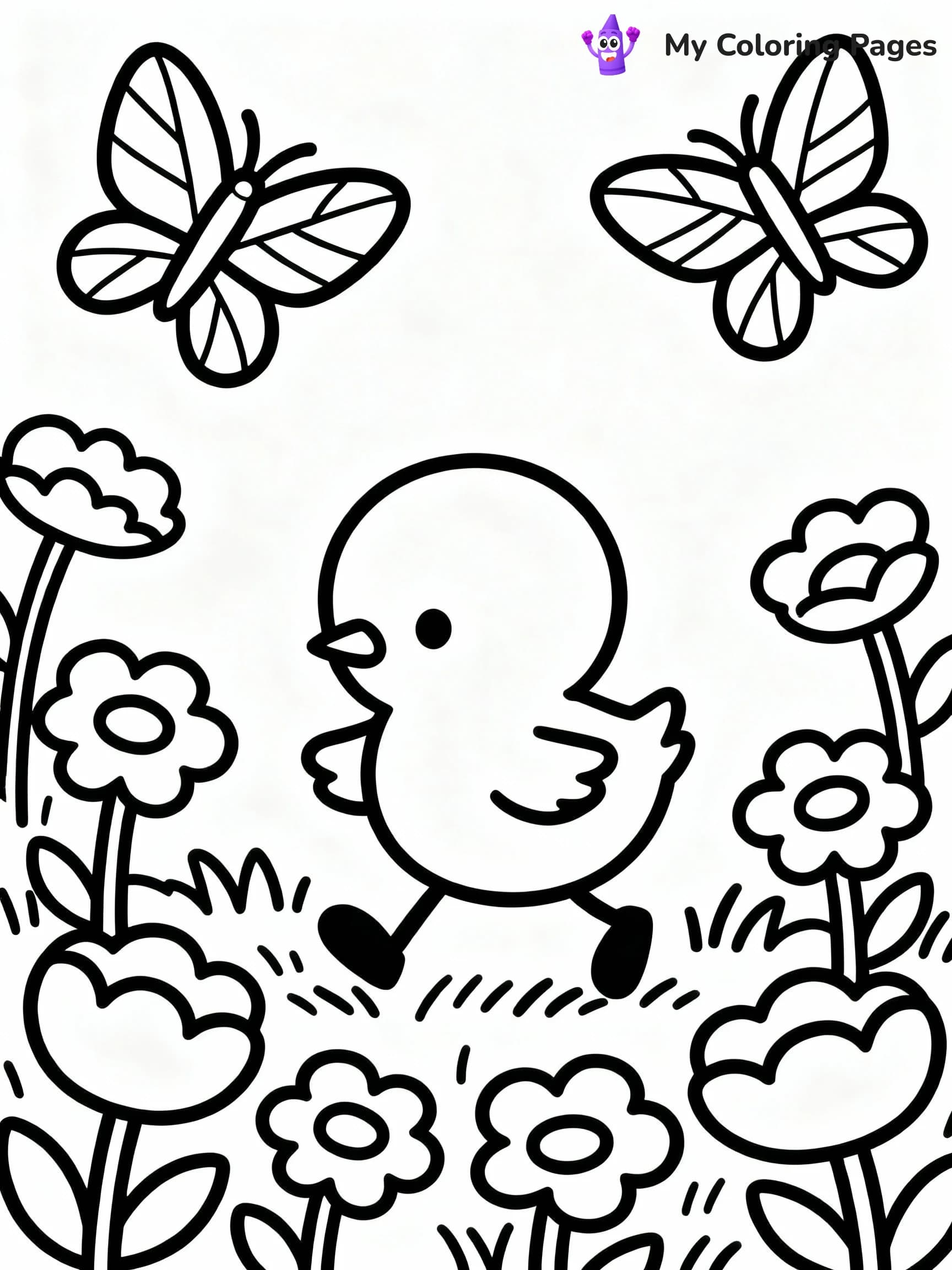 Chicken Coloring Pages - 6
