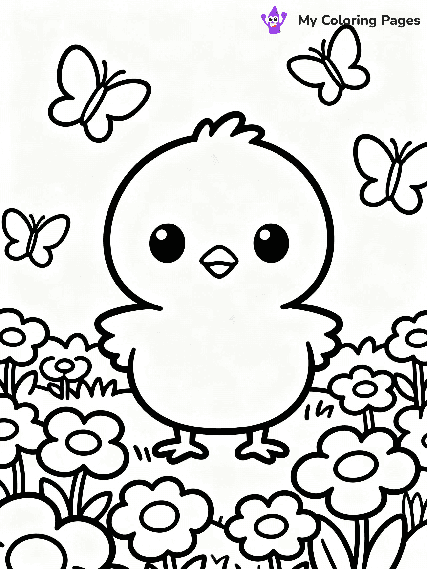 Chicken Coloring Pages - 3