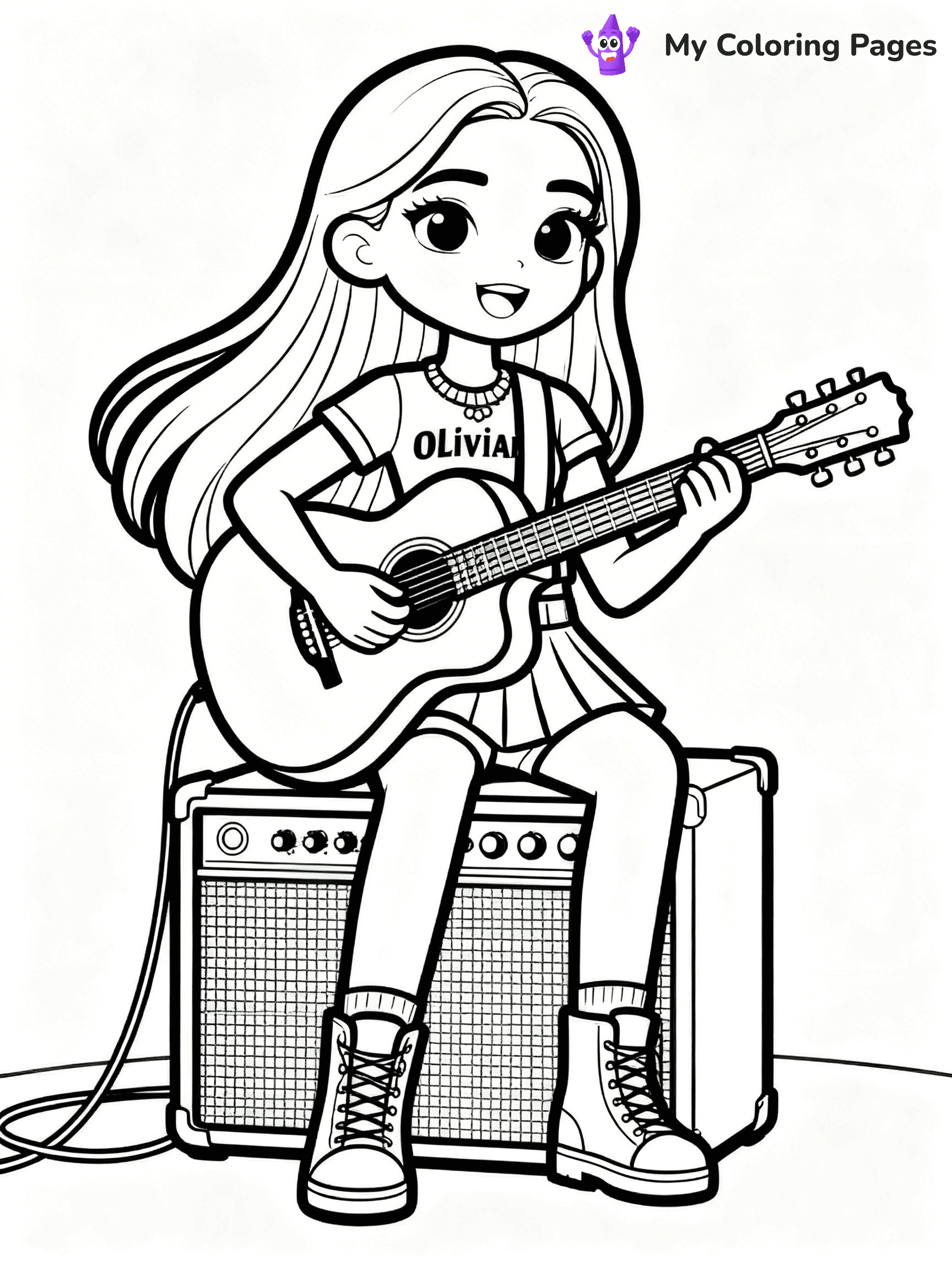 Olivia Rodrigo Coloring Pages - 26