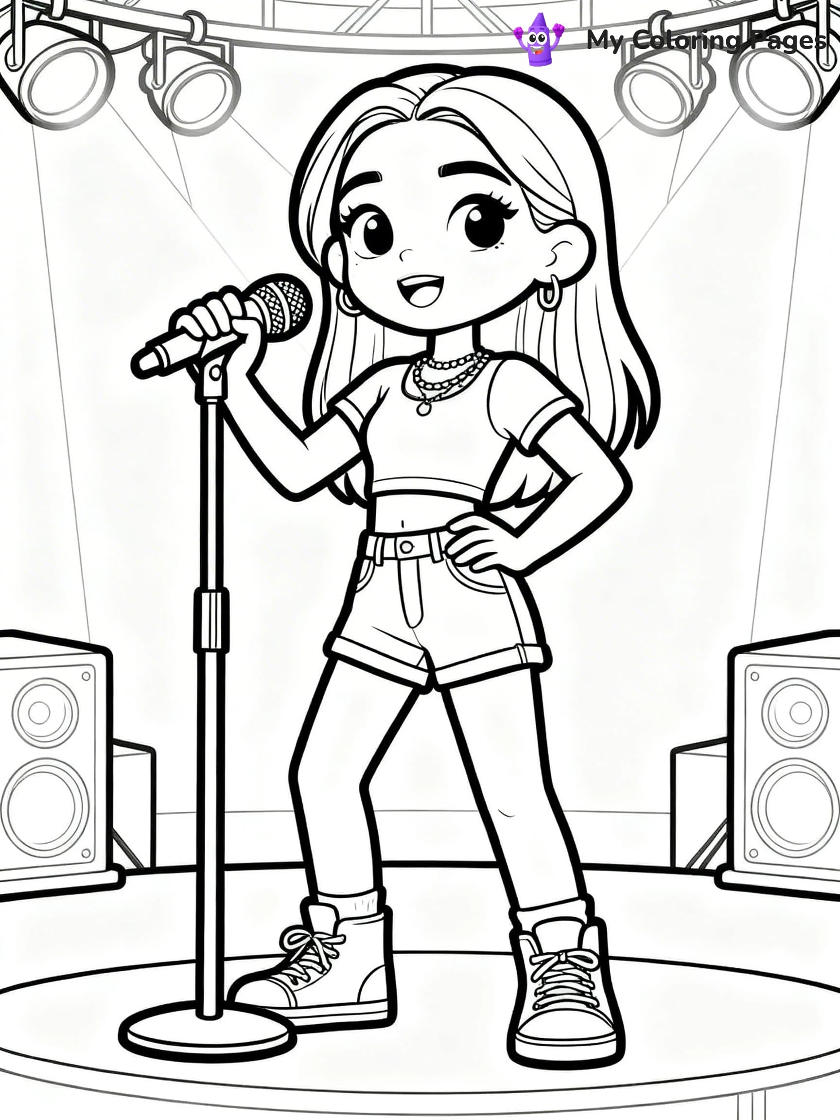 Olivia Rodrigo Coloring Pages - 23