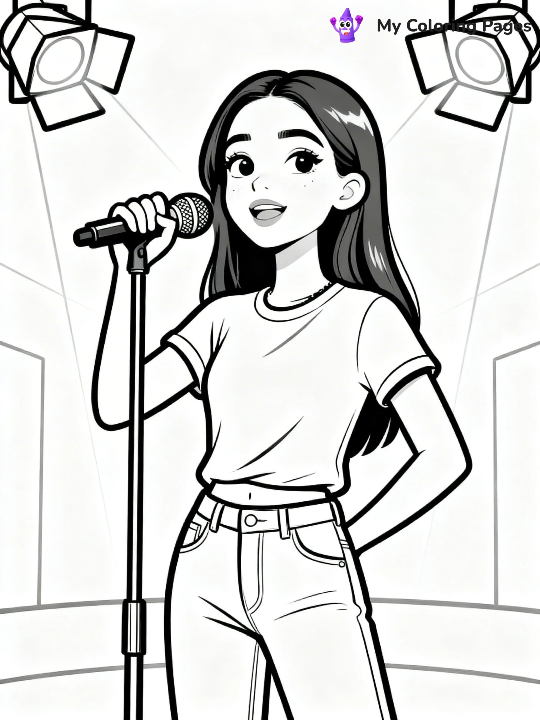 Olivia Rodrigo Coloring Pages - 22