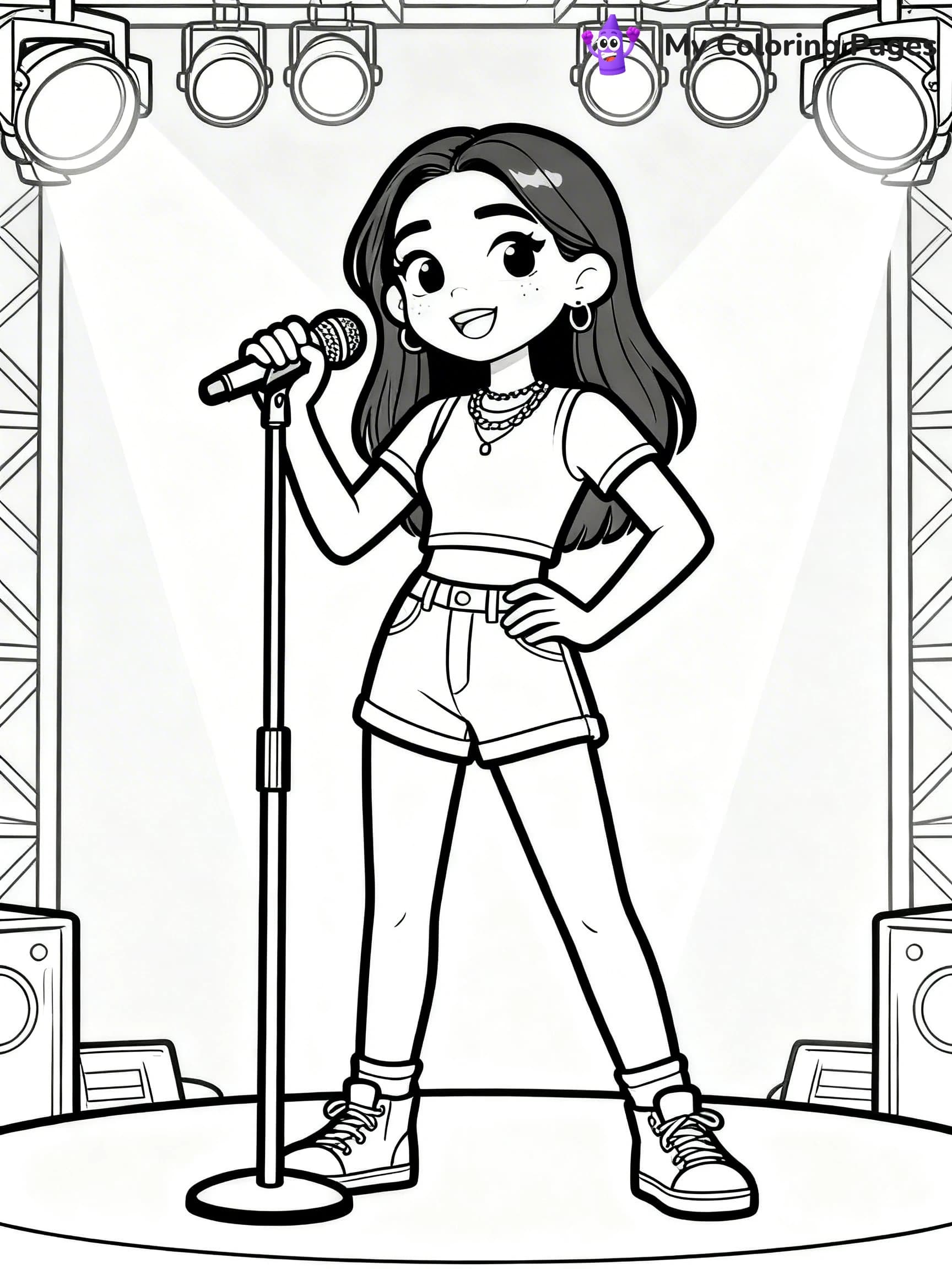 Olivia Rodrigo Coloring Pages - 20