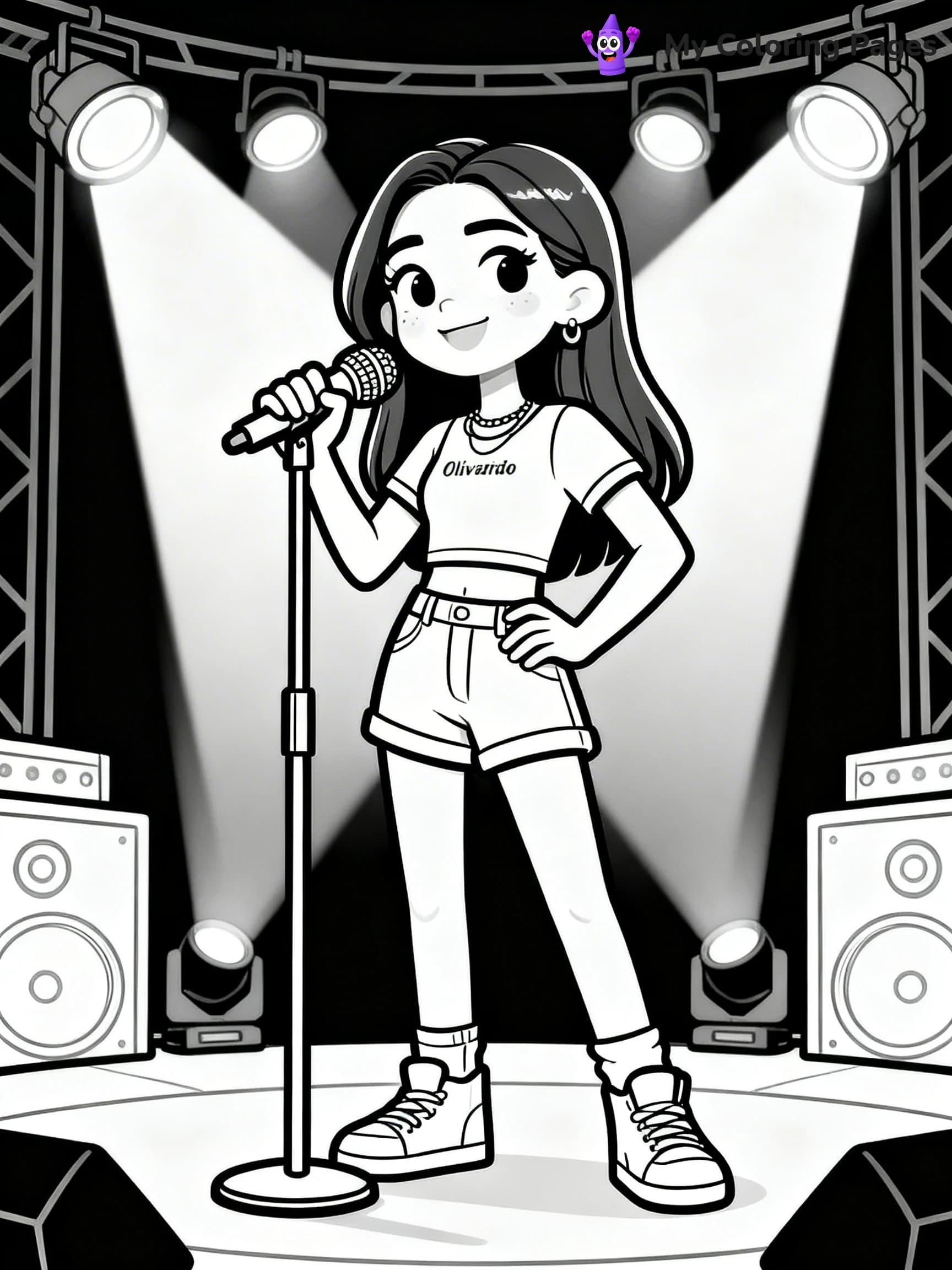 Olivia Rodrigo Coloring Pages - 19