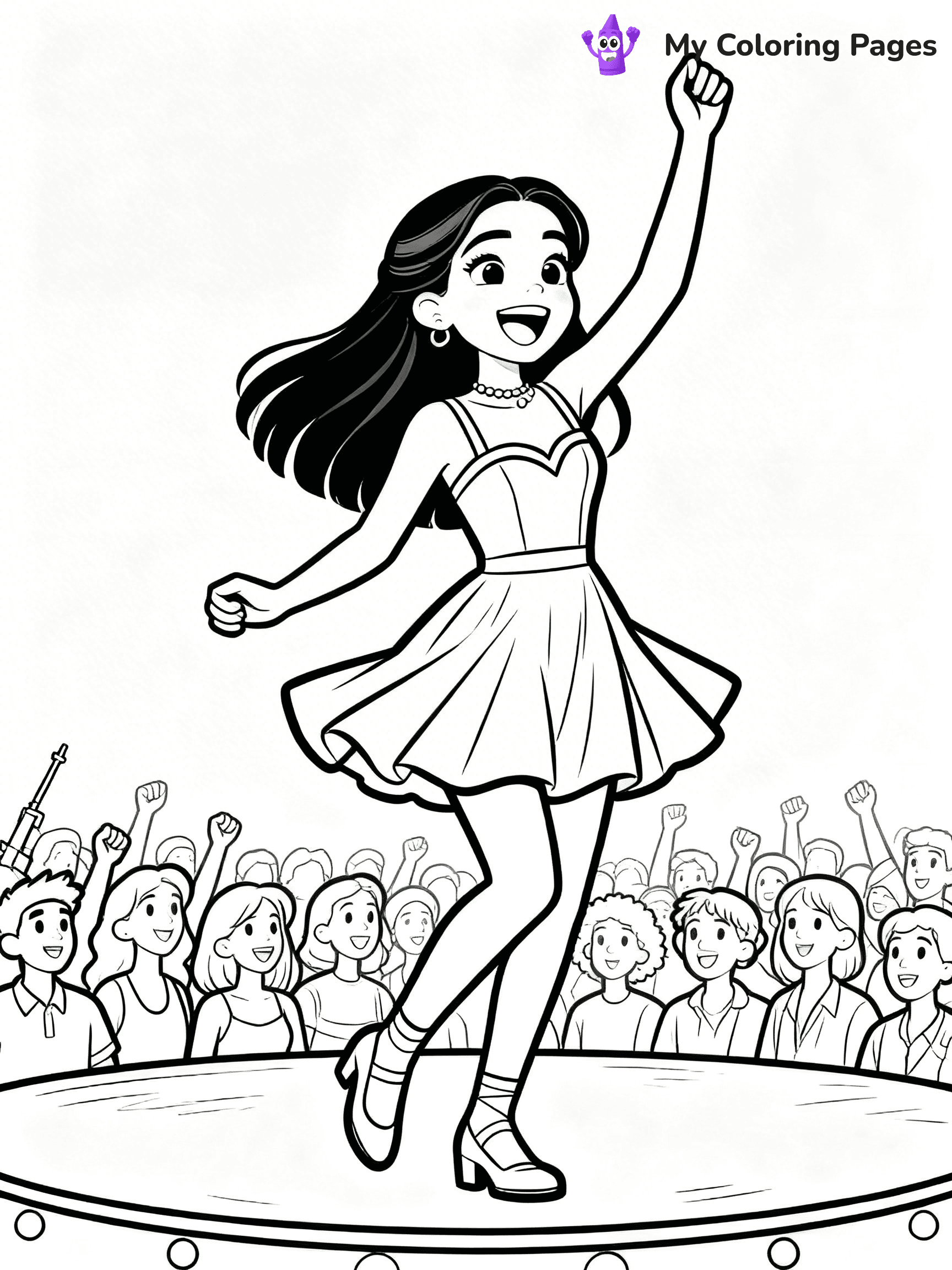 Olivia Rodrigo Coloring Pages - 15
