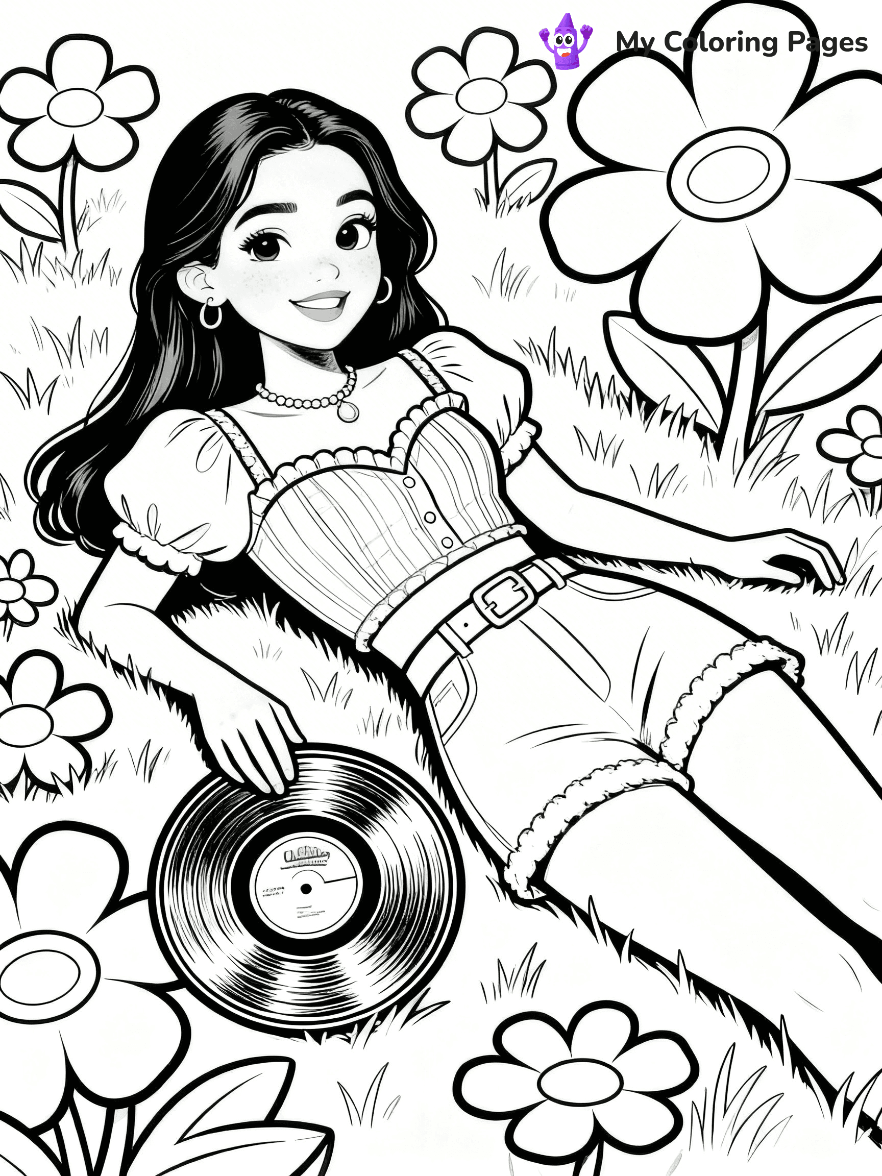 Olivia Rodrigo Coloring Pages - 11