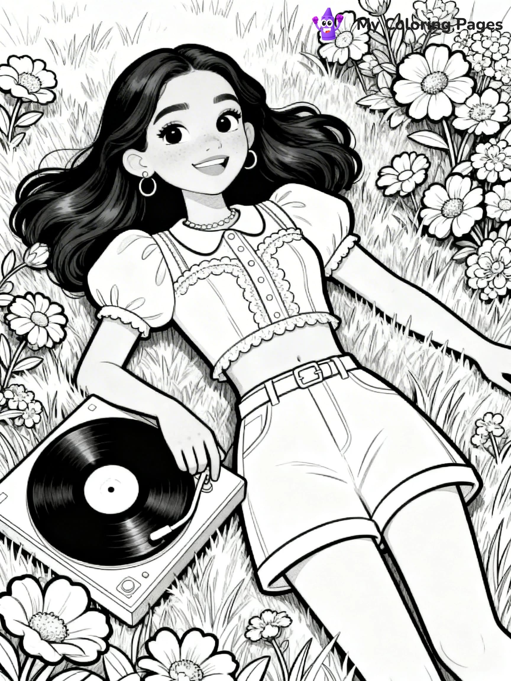 Olivia Rodrigo Coloring Pages - 8