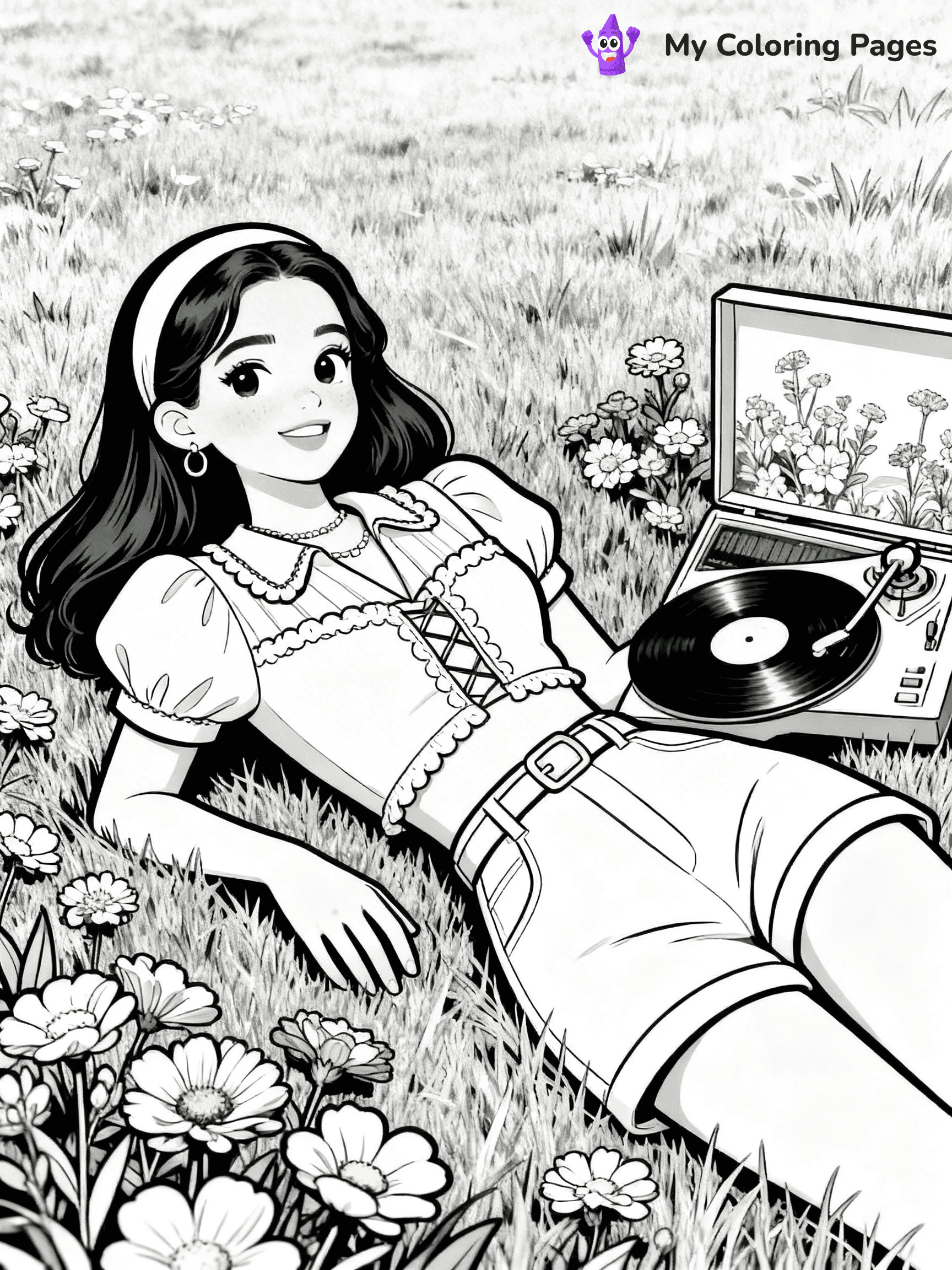 Olivia Rodrigo Coloring Pages - 7