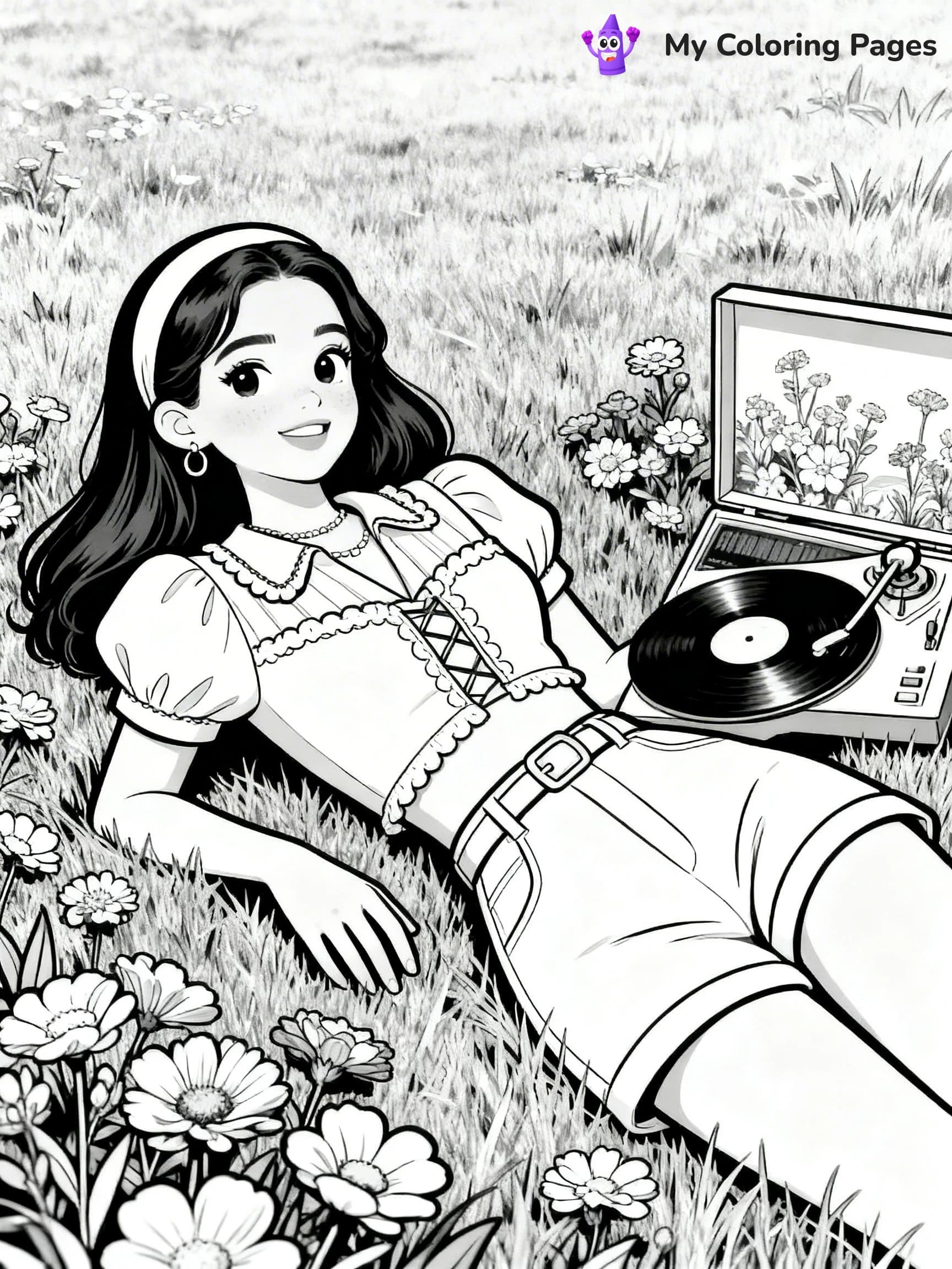Olivia Rodrigo Coloring Pages - 7