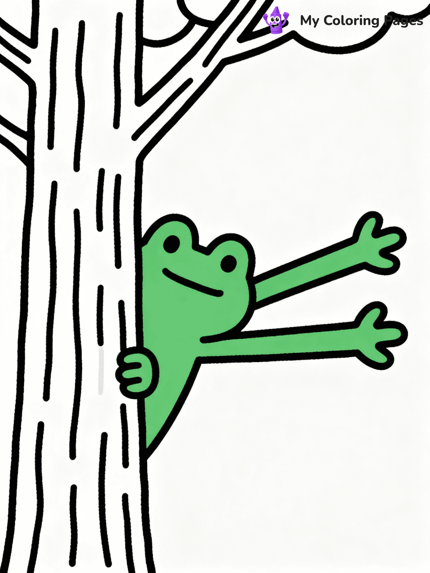 ⚠️ CRITICAL REQUIREMENT - ABSOLUTE BLACK AND WHITE ONLY ⚠️
This MUST be a BLACK AND WHITE line drawing ONLY. NO COLORS whatsoever.
- ONLY pure black lines (#000000) on pure white background (#FFFFFF)
- ABSOLUTELY NO colors, NO shading, NO gradients, NO grayscale
- If there are ANY colors in the output, the image is REJECTED
- This is a COLORING PAGE - meant to be COLORED IN by children
- The output must be UNCOLORED line art ready for coloring
⚠️ SUBJECT TO DRAW: Green from Rainbow Friends in cartoon animation style, peeking around a tree, long arms stretched out
(REMEMBER: Output must be BLACK AND WHITE line art only, NOT colored!)
# COLORING PAGE: BLACK OUTLINES ONLY - WHITE BACKGROUND MANDATORY
Create a **coloring book page** using EXACTLY two values: black lines, white space.
## NON-NEGOTIABLE BINARY RULES
- **ONLY #000000 (black) and #FFFFFF (white)** - NO other values exist
- **EVERY PIXEL = BLACK OR WHITE** - no gray/shading/antialiasing
- **WHITE BACKGROUND MANDATORY** - entire canvas stays white
- **ALL SHAPES HOLLOW** - everything is empty outlines waiting to be colored
- **FORBIDDEN:** fills, shading, gradients, patterns, textures, colors
- **NO SOLID REGIONS** - if it's not a thin line, it's wrong
## Universal Line Standards
- Black outlines ONLY - thin, uniform weight
- Every shape completely empty inside
- Closed contours suitable for coloring
- Simple flat illustration - zero depth/3D/realism
- **Style:** Whimsical Doodle Art Alley - rounded, friendly outlines (unless specified)
## Everything = Outline Only
- Characters/animals: hollow shapes
- Objects/clothing: empty contours
- Backgrounds/scenery: line work only
- Natural elements: outlined forms
- Dark/night areas: don't exist (use outlined symbols)
- Textures/patterns: convert to simple lines
## The Test
Can a child color EVERY white space with crayons? If any area is pre-filled/shaded/gray or colored in, it FAILS. Every shape must be waiting to receive color.
**FINAL OUTPUT**: Binary coloring page. Black lines define shapes. White spaces ready for coloring. Nothing else exists. No exceptions. Print-ready.
⚠️ FINAL REMINDER: Draw the subject "Green from Rainbow Friends in cartoon animation style, peeking around a tree, long arms stretched out" as BLACK AND WHITE line art. Zero colors in output.