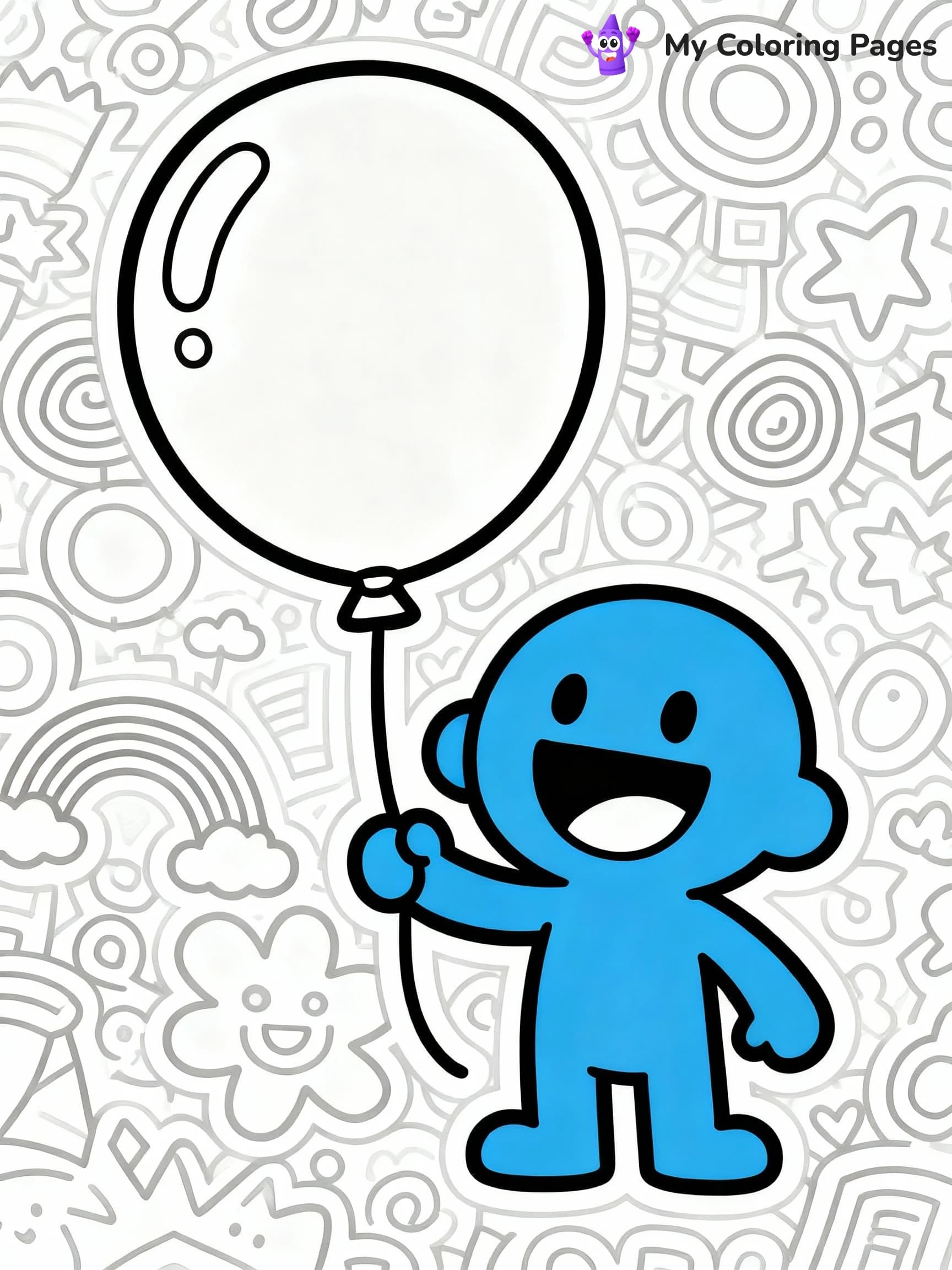 Rainbow Friends Coloring Pages - 17