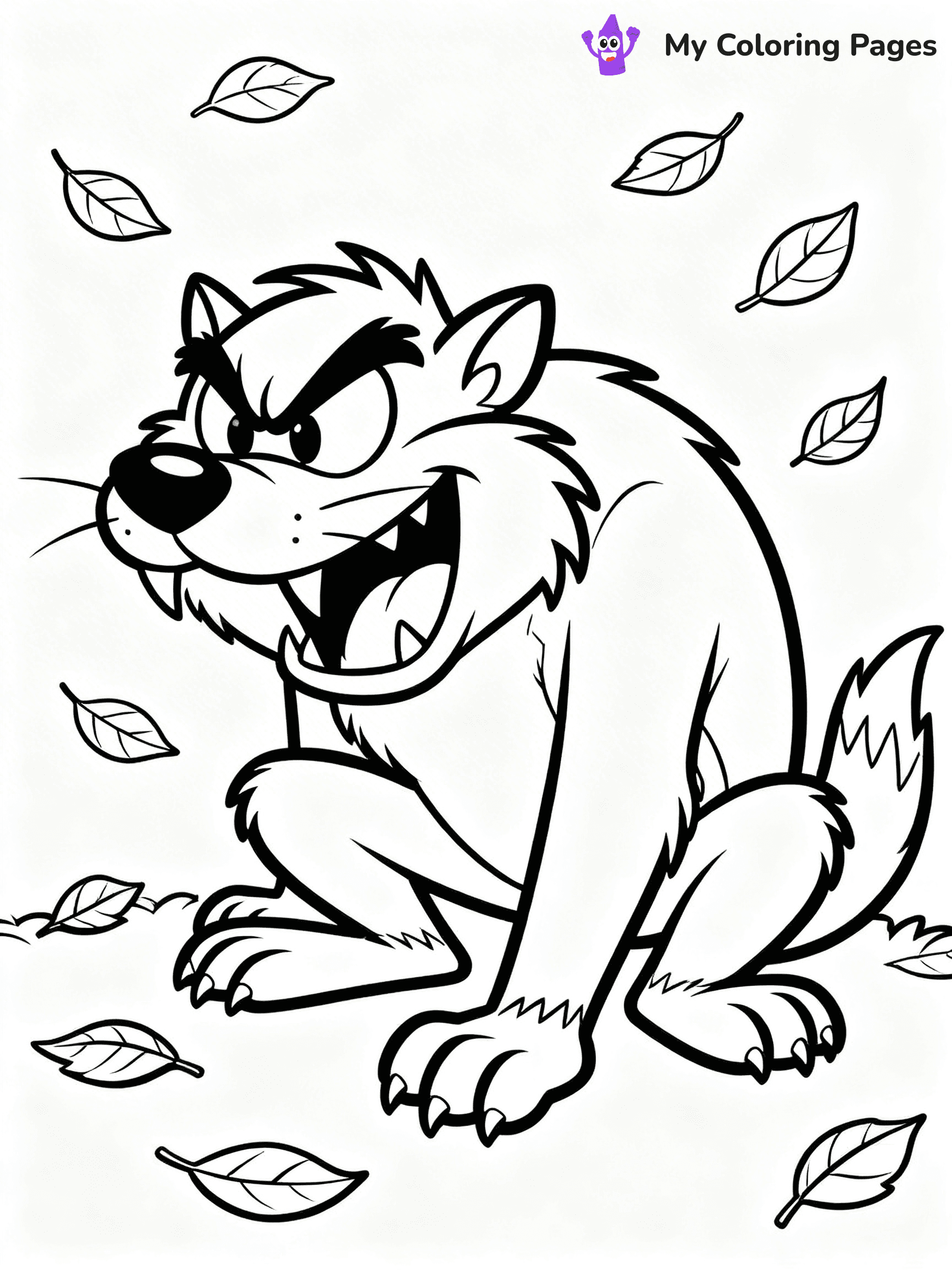 Tasmanian Devil Coloring Pages - 21