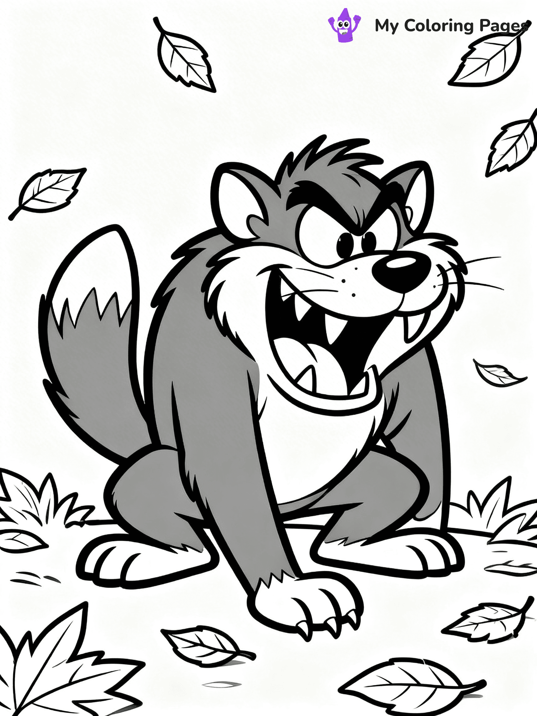 Tasmanian Devil Coloring Pages - 20